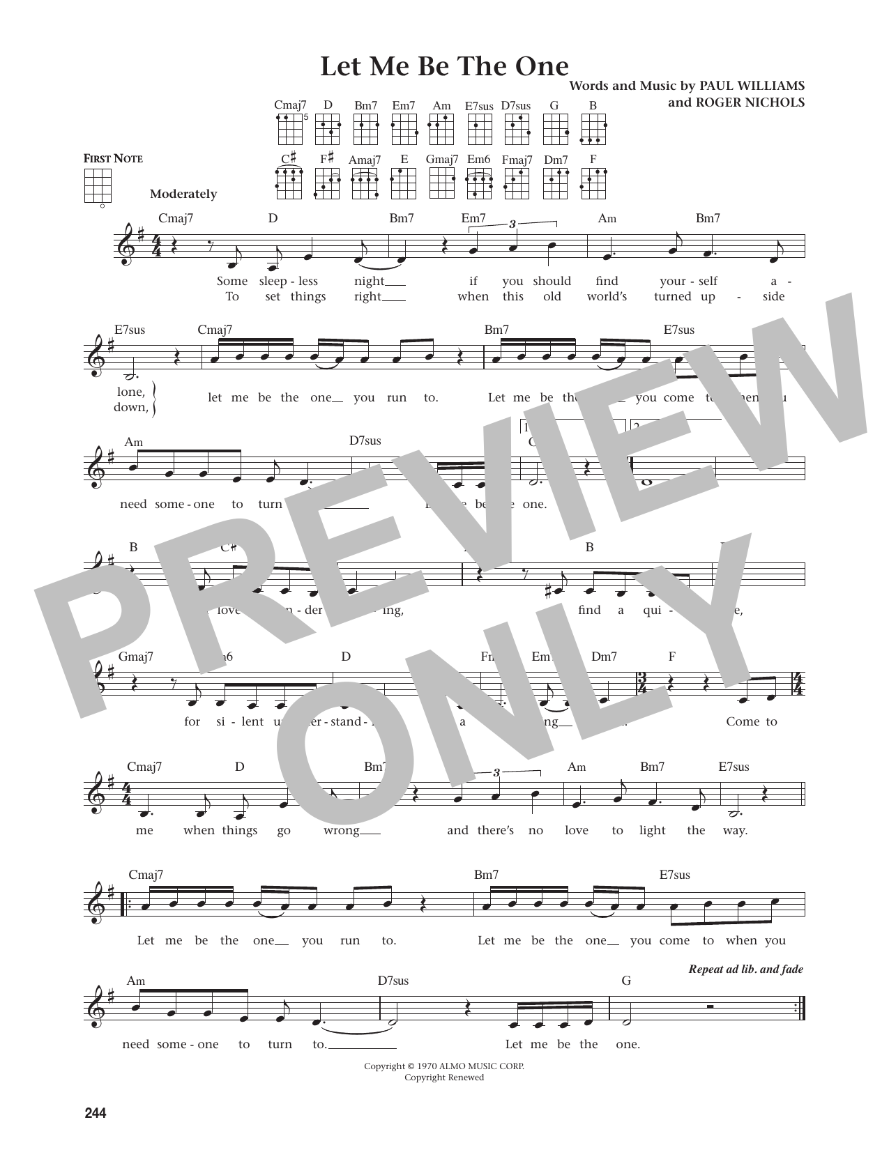 Let Me Be The One (from The Daily Ukulele)