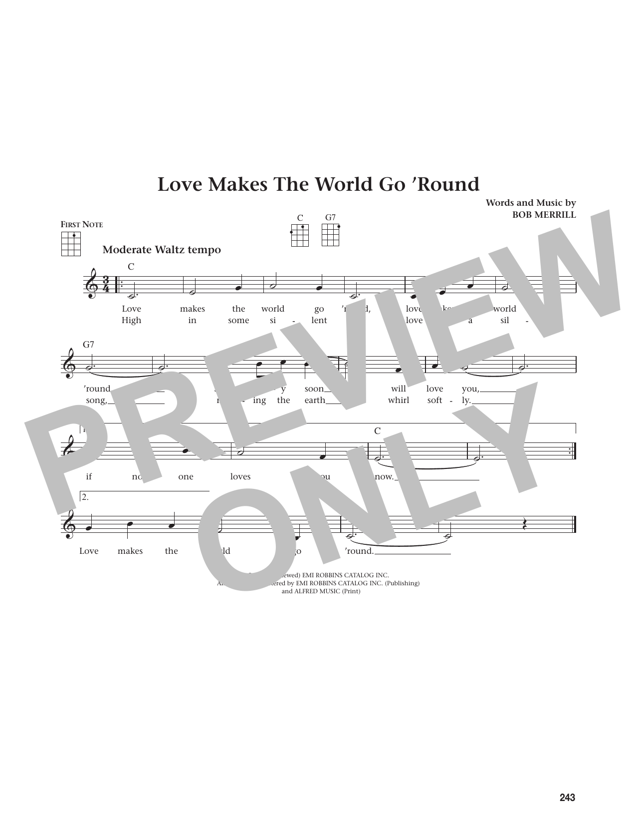 Love Makes The World Go 'round (from The Daily Ukulele)