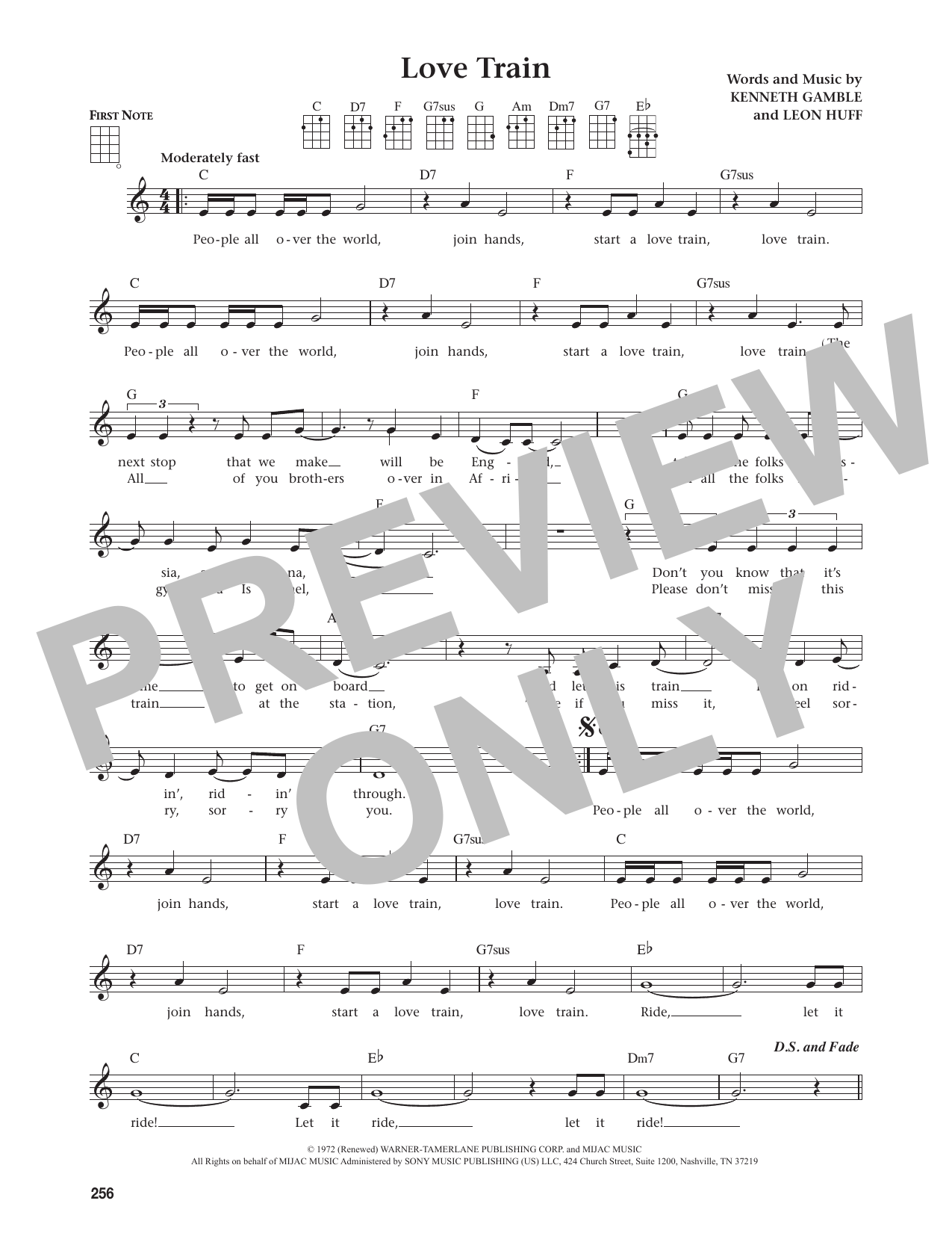 Love Train (from The Daily Ukulele)