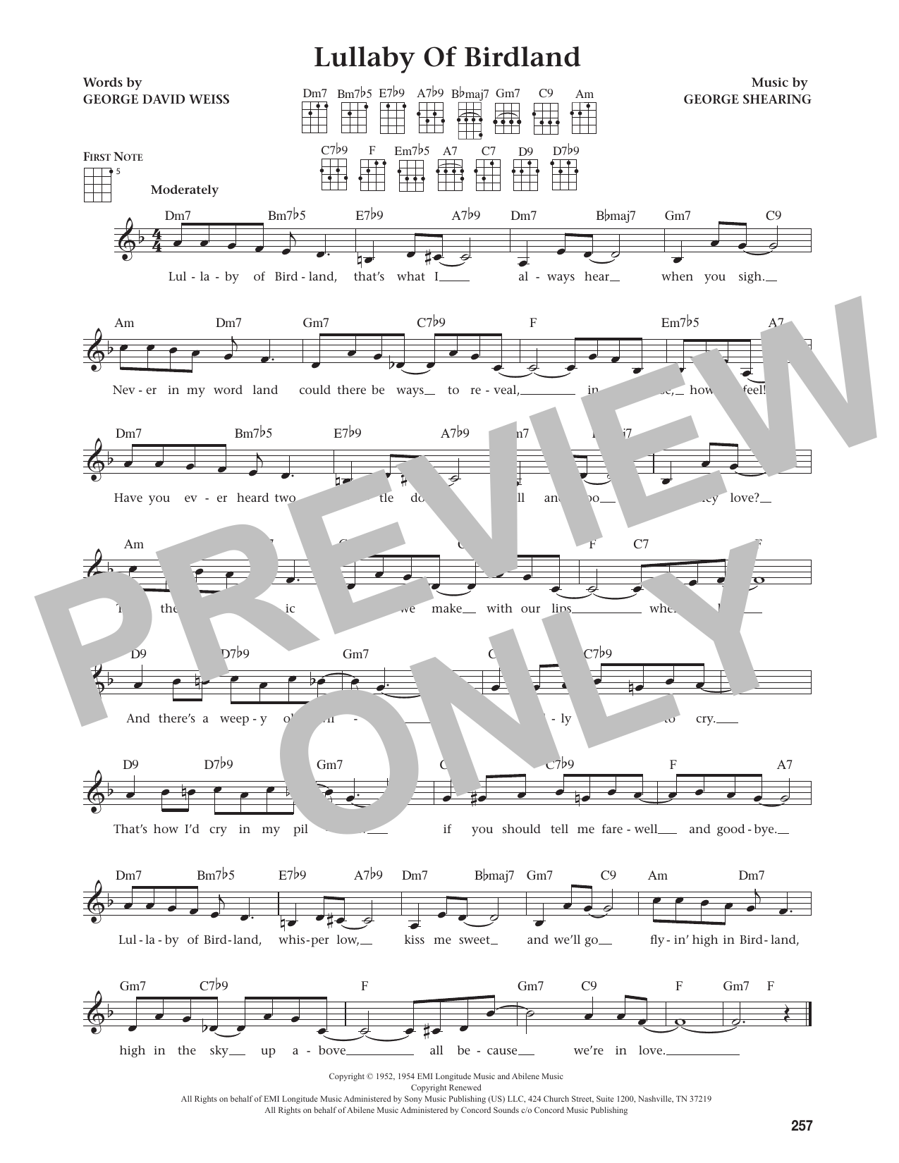 Lullaby Of Birdland (from The Daily Ukulele)