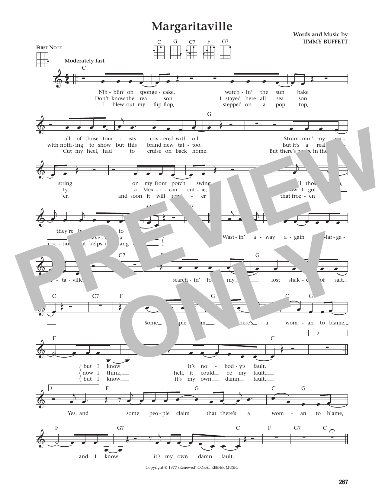Margaritaville (from The Daily Ukulele)