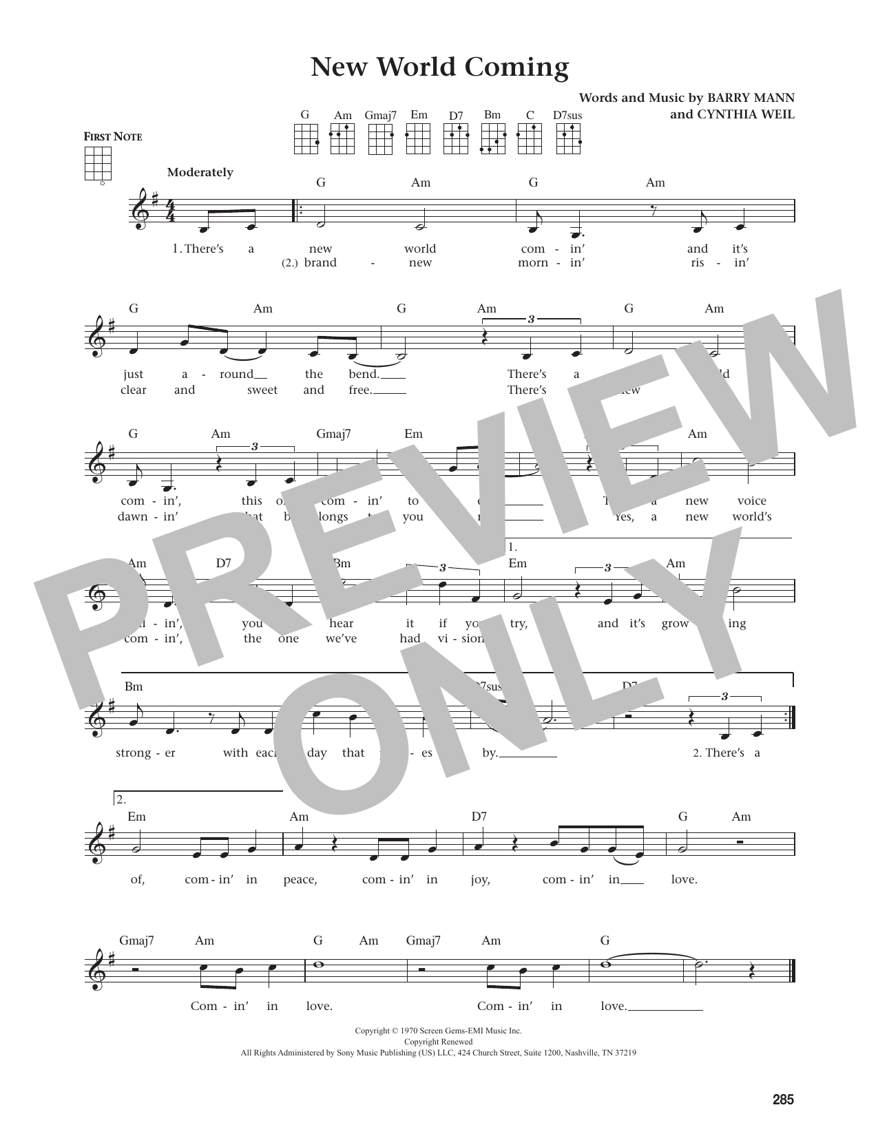 New World Coming (from The Daily Ukulele)