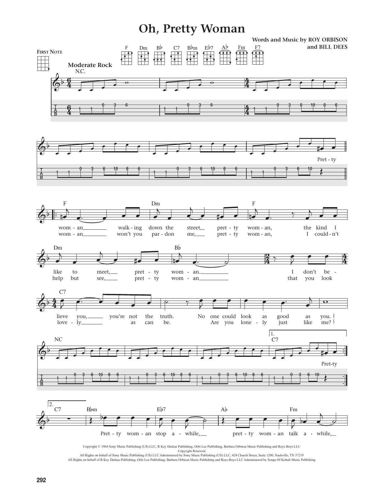 Oh, Pretty Woman (from The Daily Ukulele)