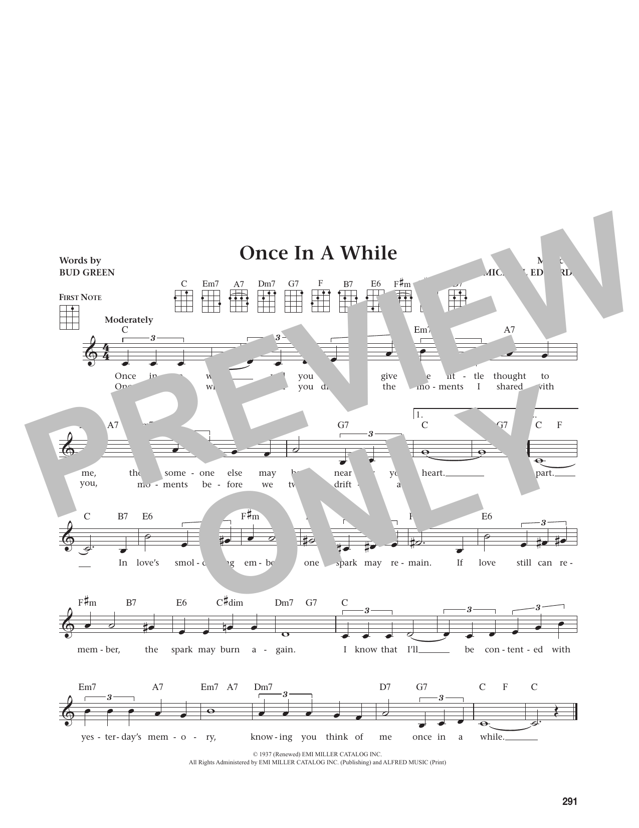 Once In A While (from The Daily Ukulele)