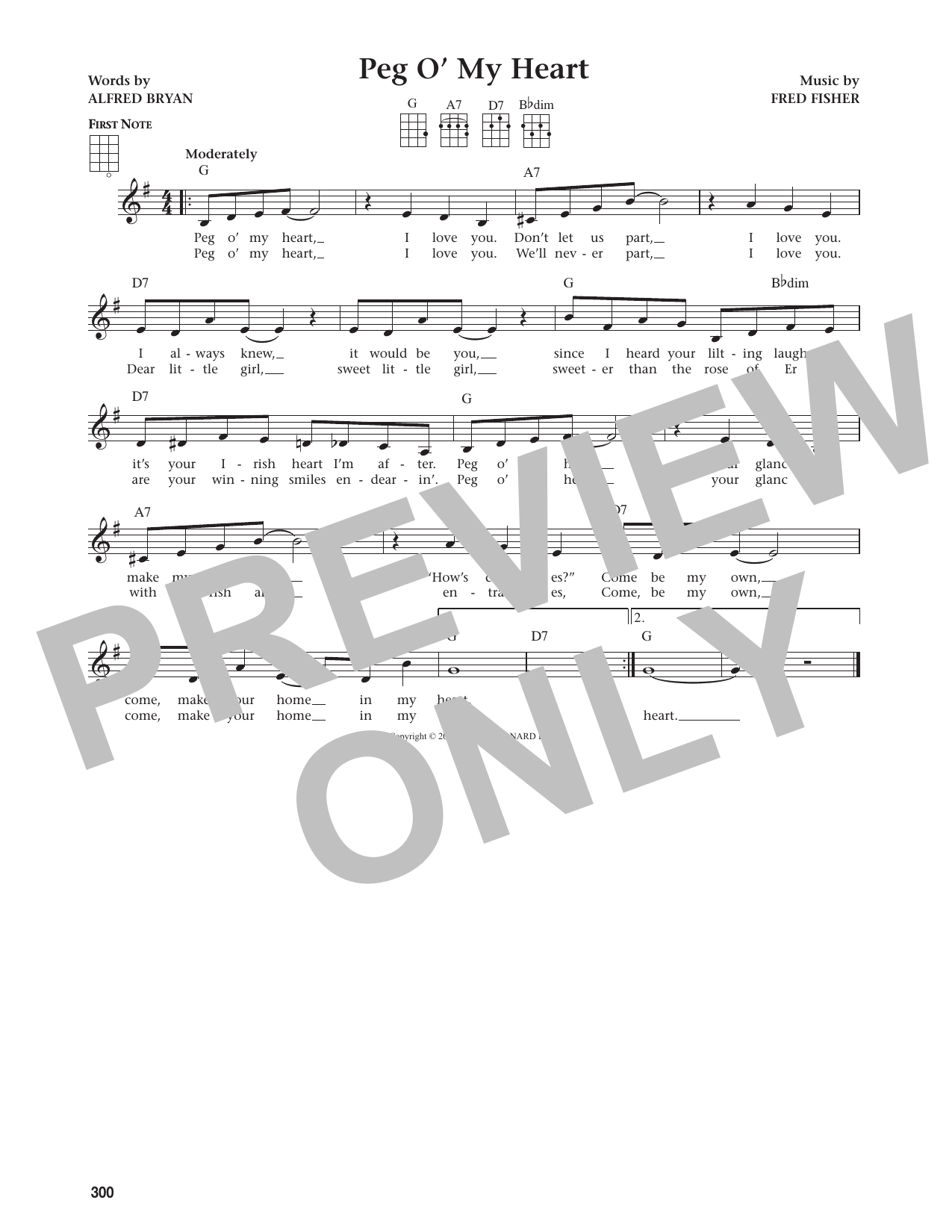Peg O' My Heart (from The Daily Ukulele)