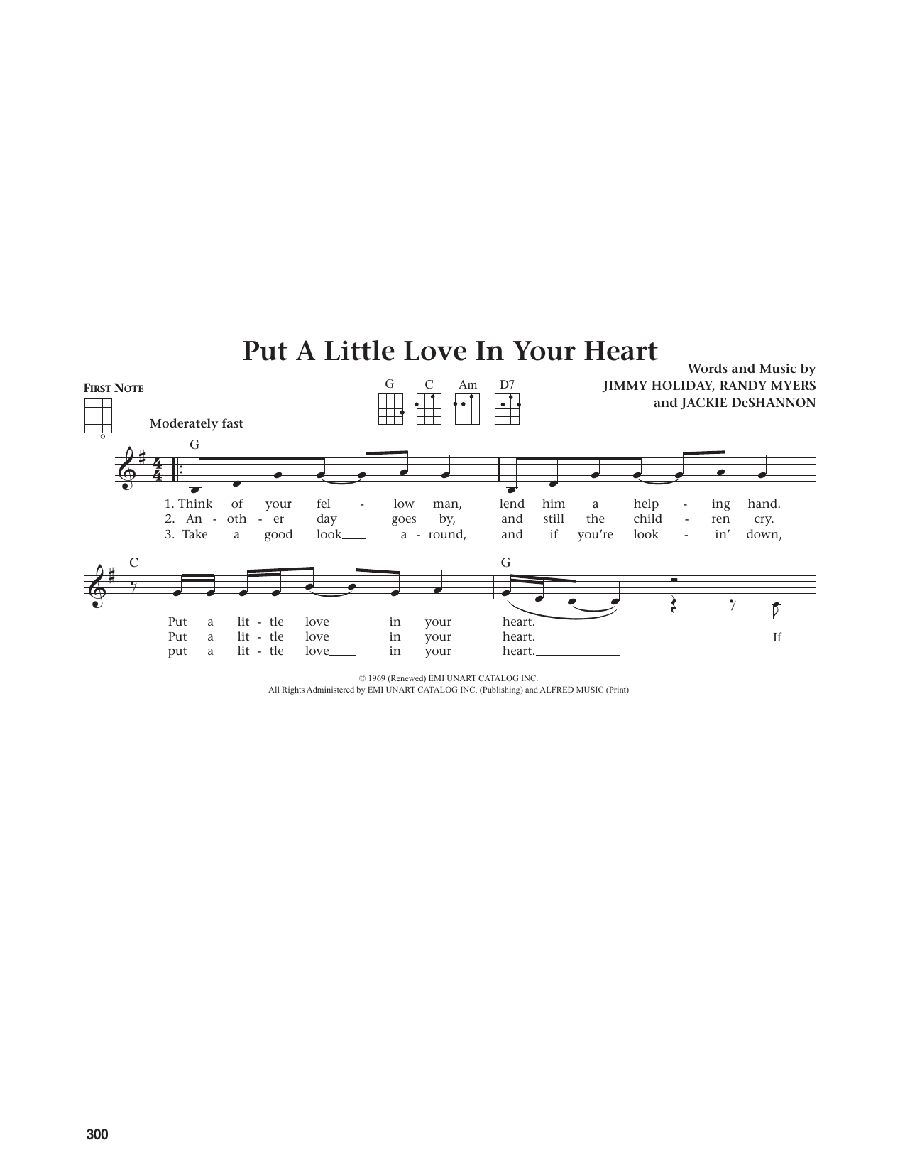 Put A Little Love In Your Heart (from The Daily Ukulele)