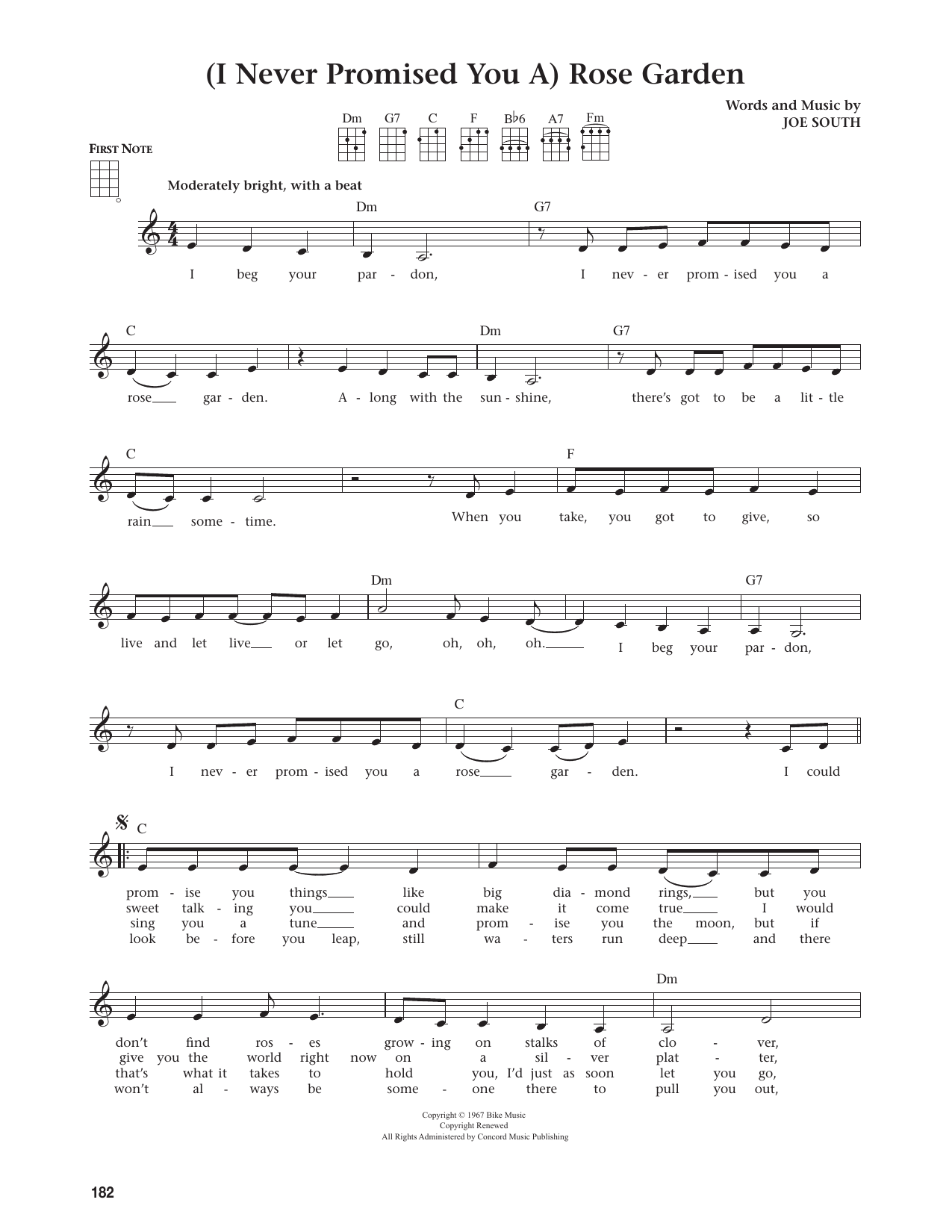 (I Never Promised You A) Rose Garden (from The Daily Ukulele)