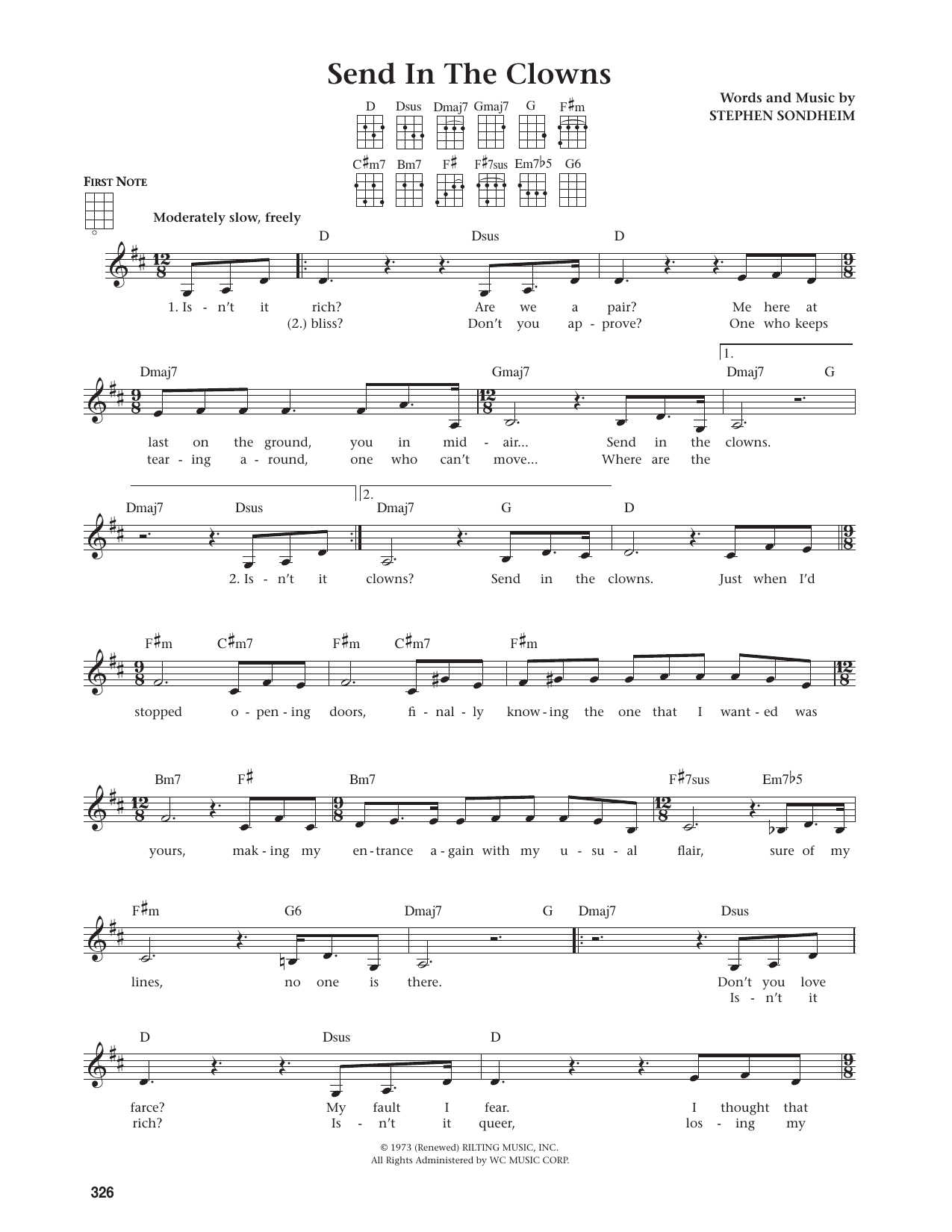 Send In The Clowns (from The Daily Ukulele)