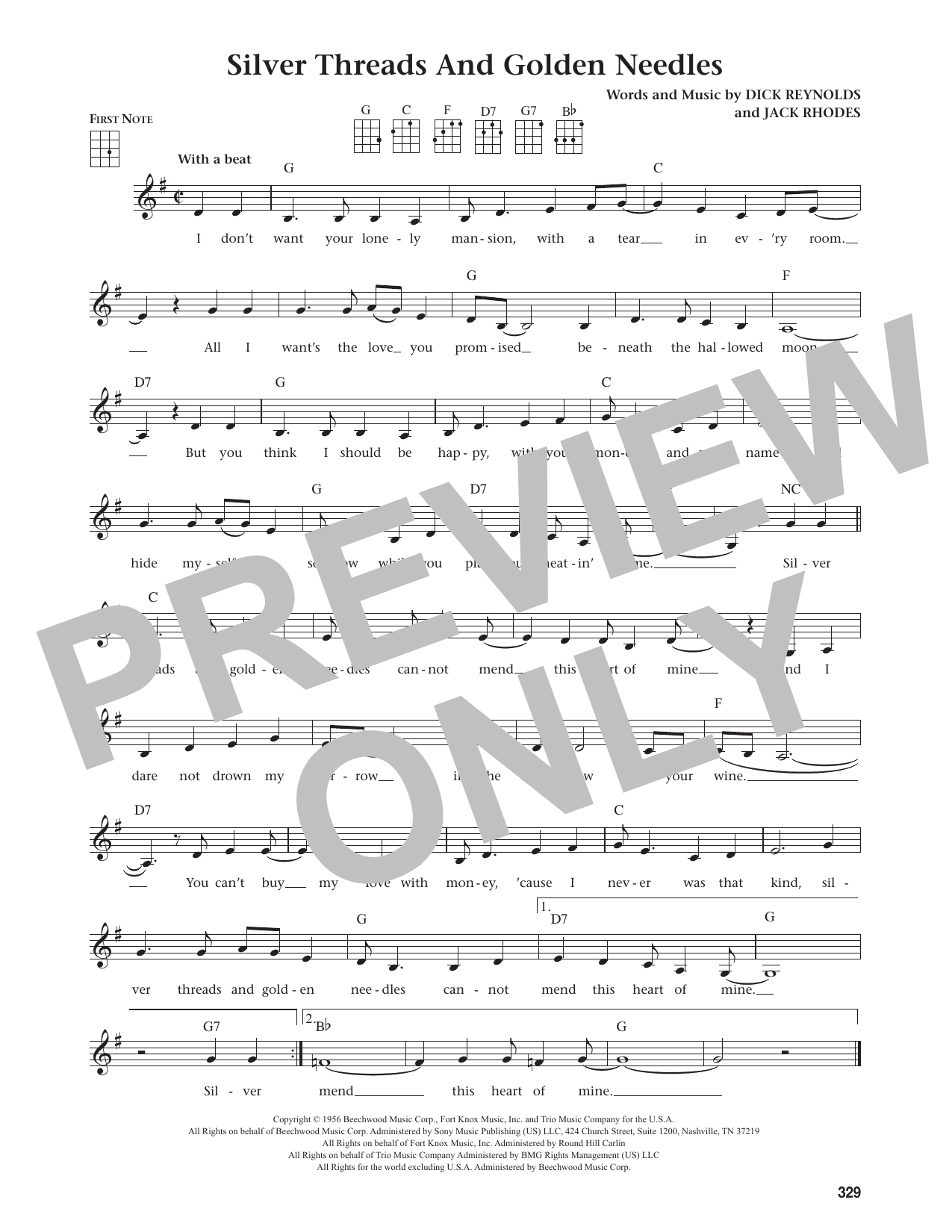 Silver Threads And Golden Needles (from The Daily Ukulele)