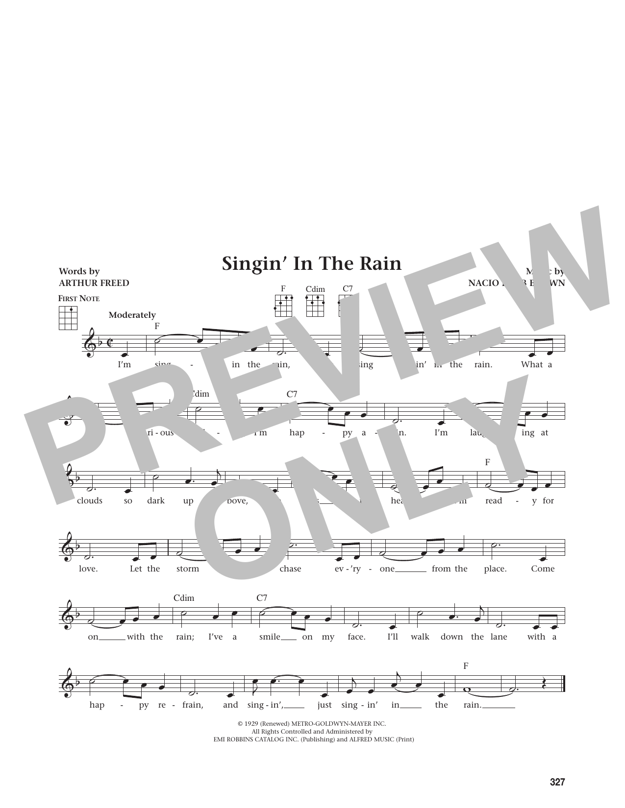 Singin' In The Rain (from The Daily Ukulele)
