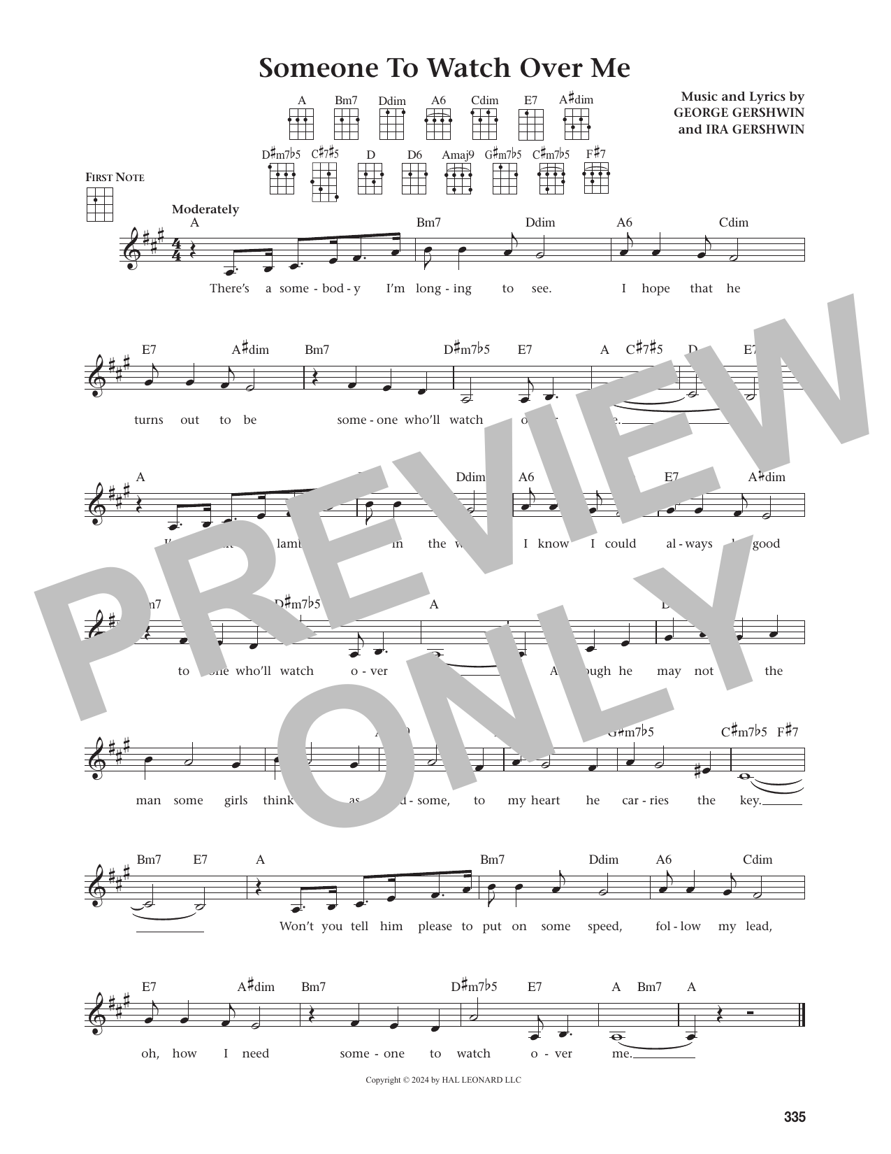 Someone To Watch Over Me (from The Daily Ukulele)