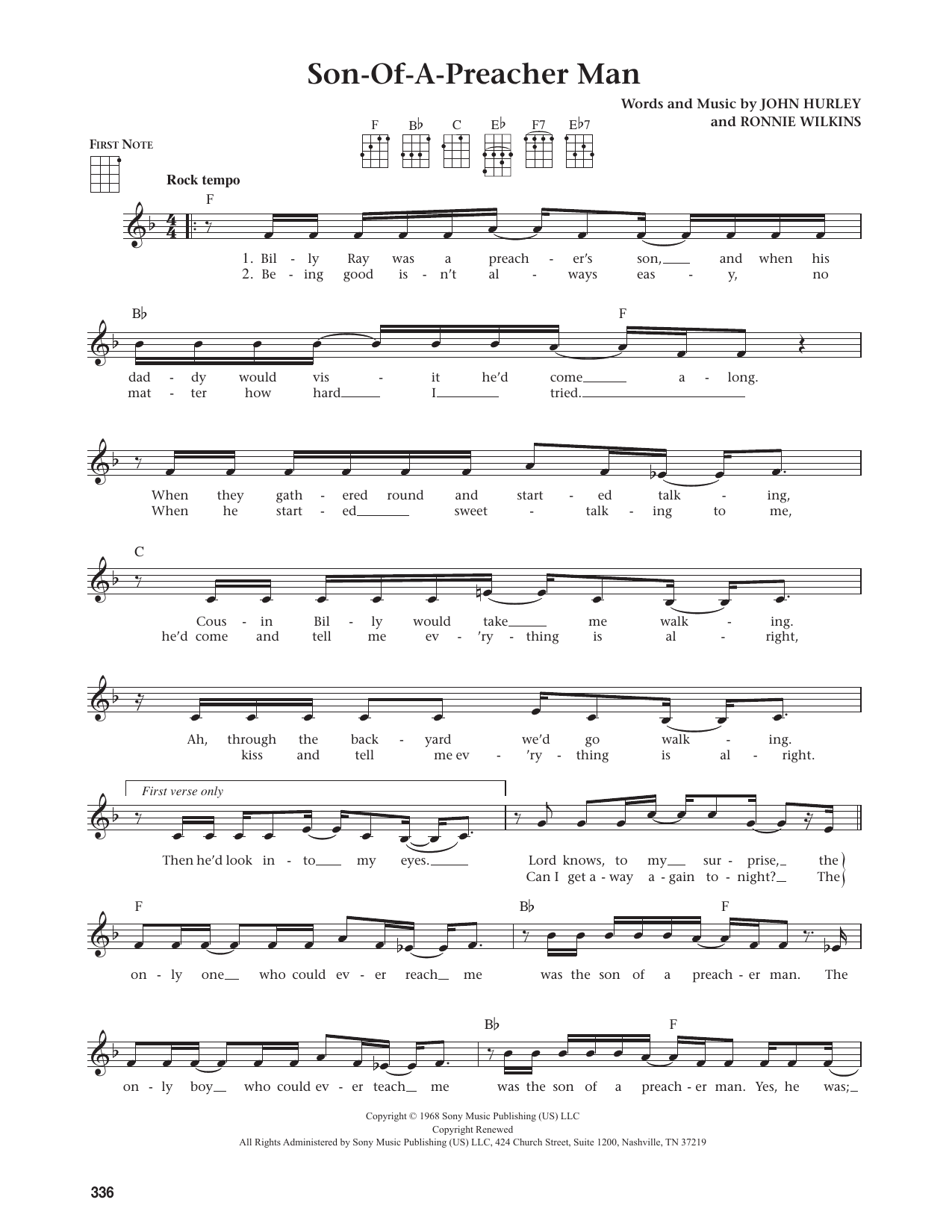Son-Of-A-Preacher Man (from The Daily Ukulele)