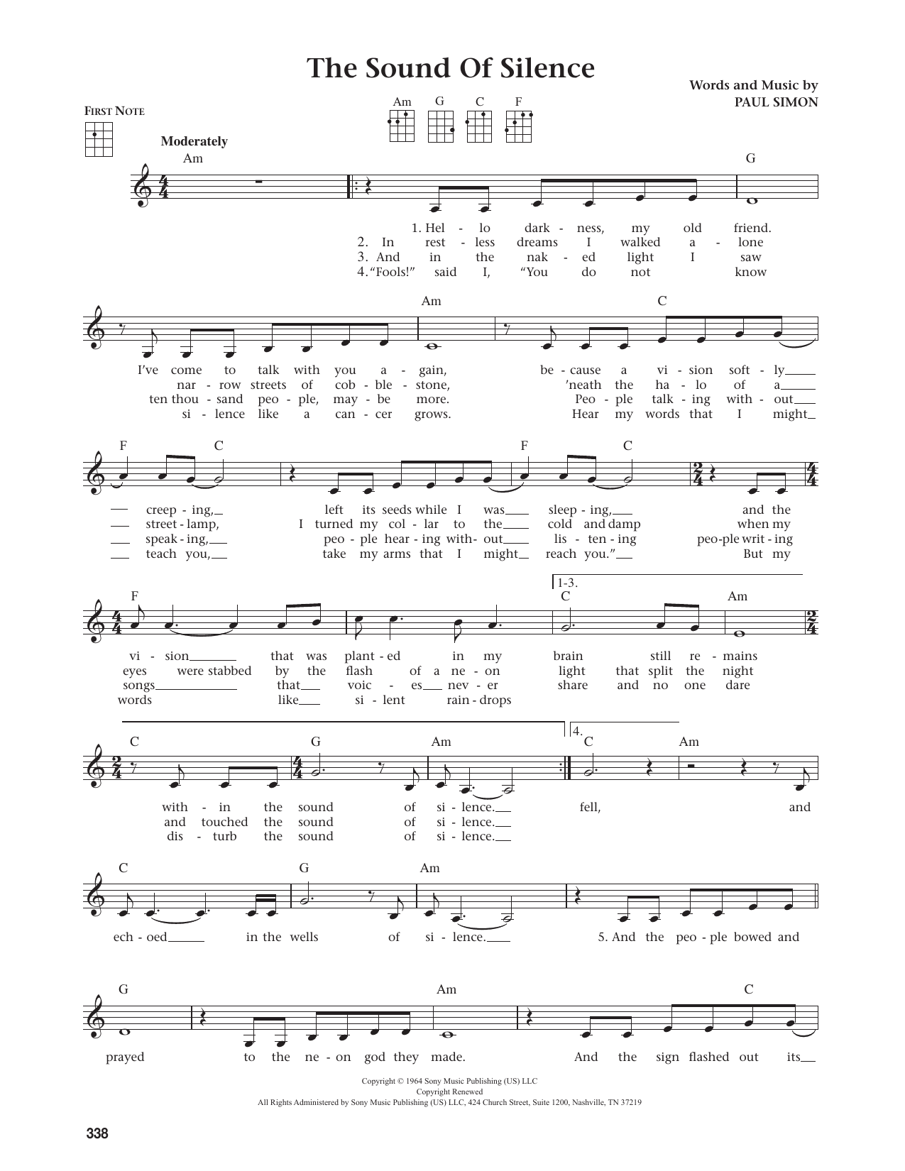 The Sound Of Silence (from The Daily Ukulele)