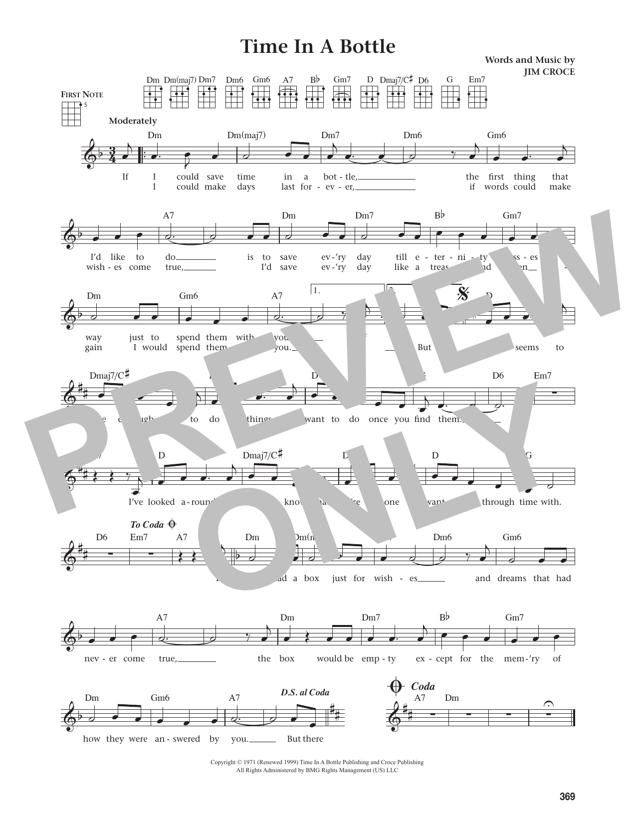 Time In A Bottle (from The Daily Ukulele)