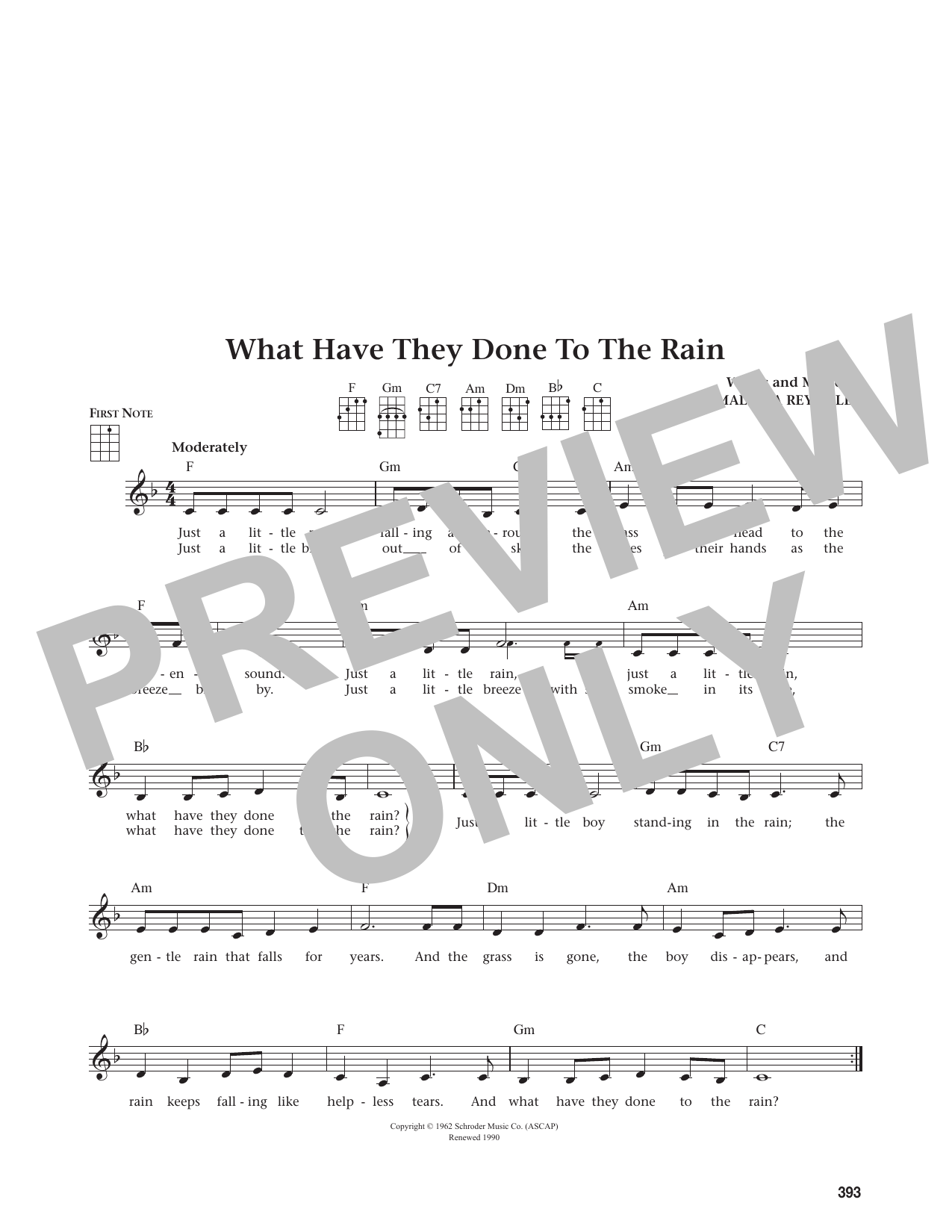 What Have They Done To The Rain (from The Daily Ukulele)