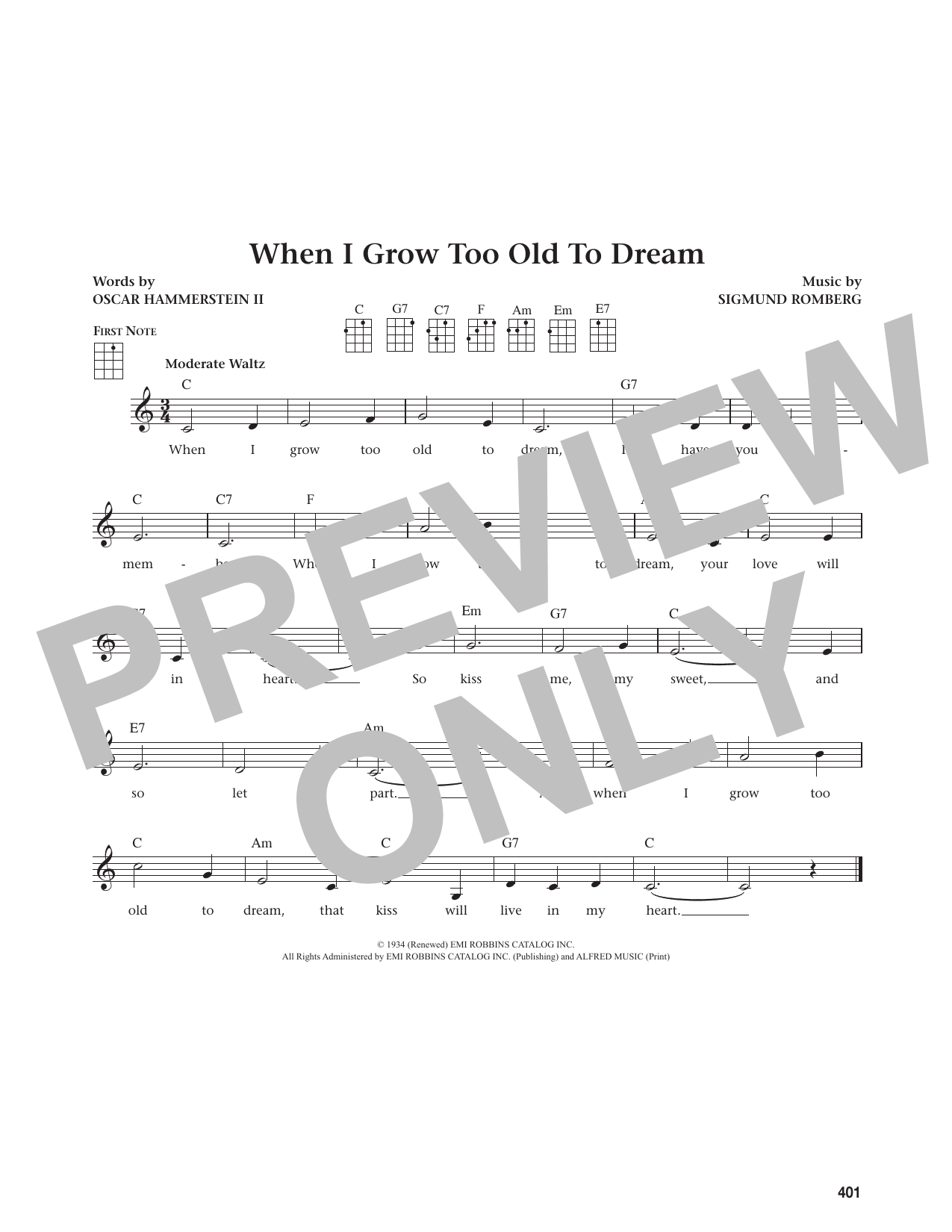 When I Grow Too Old To Dream (from The Daily Ukulele)