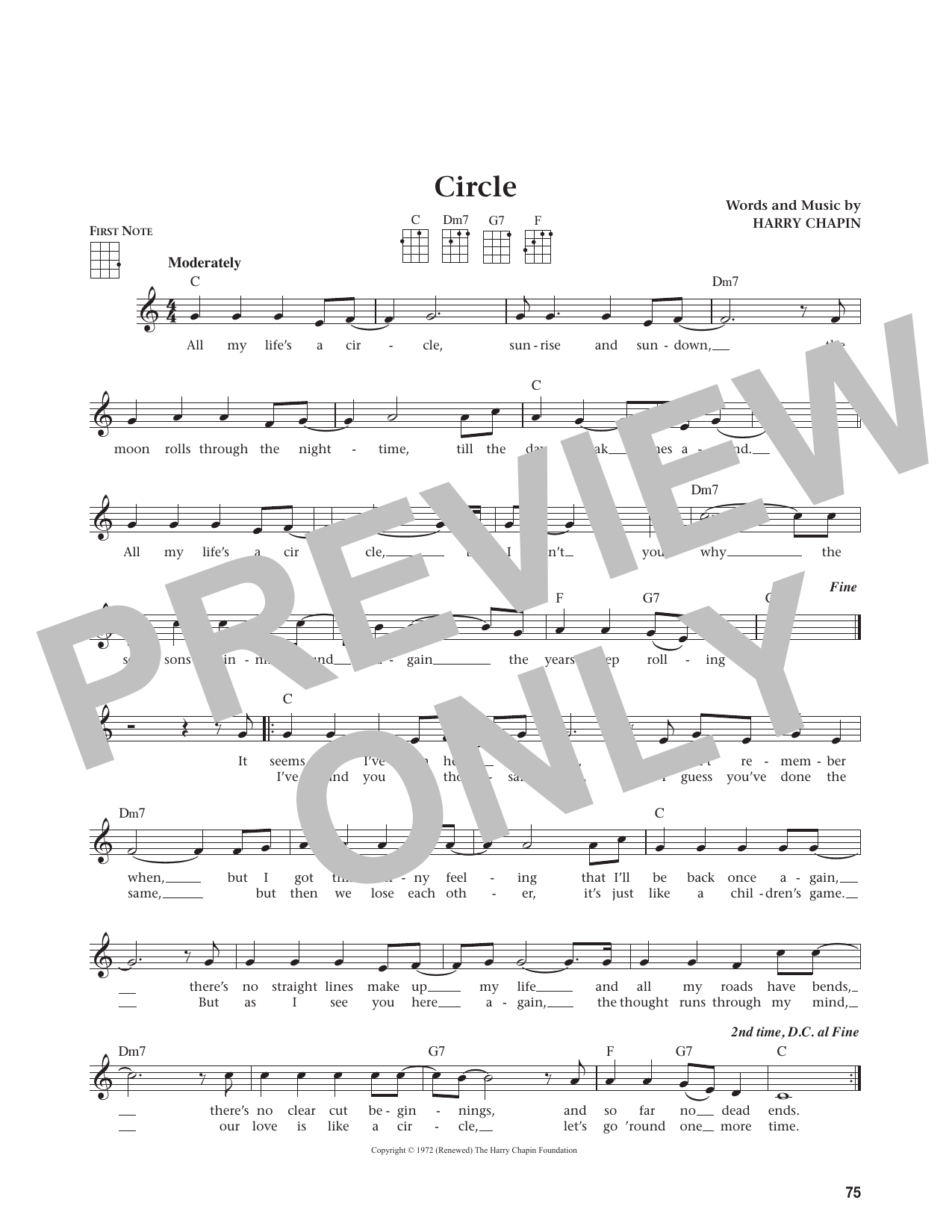 Circle (Circles) (arr. from The Daily Ukulele)