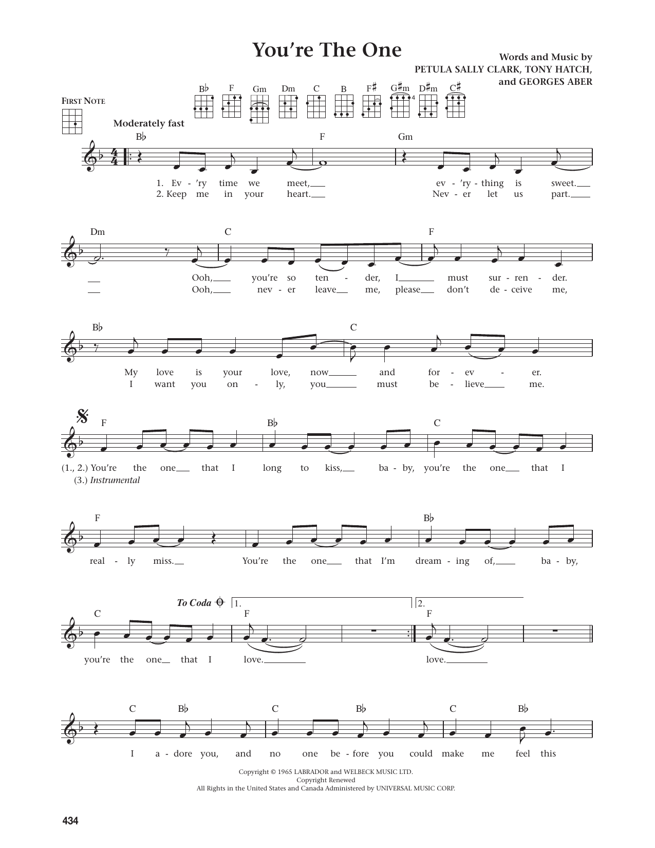 You're The One (from The Daily Ukulele)