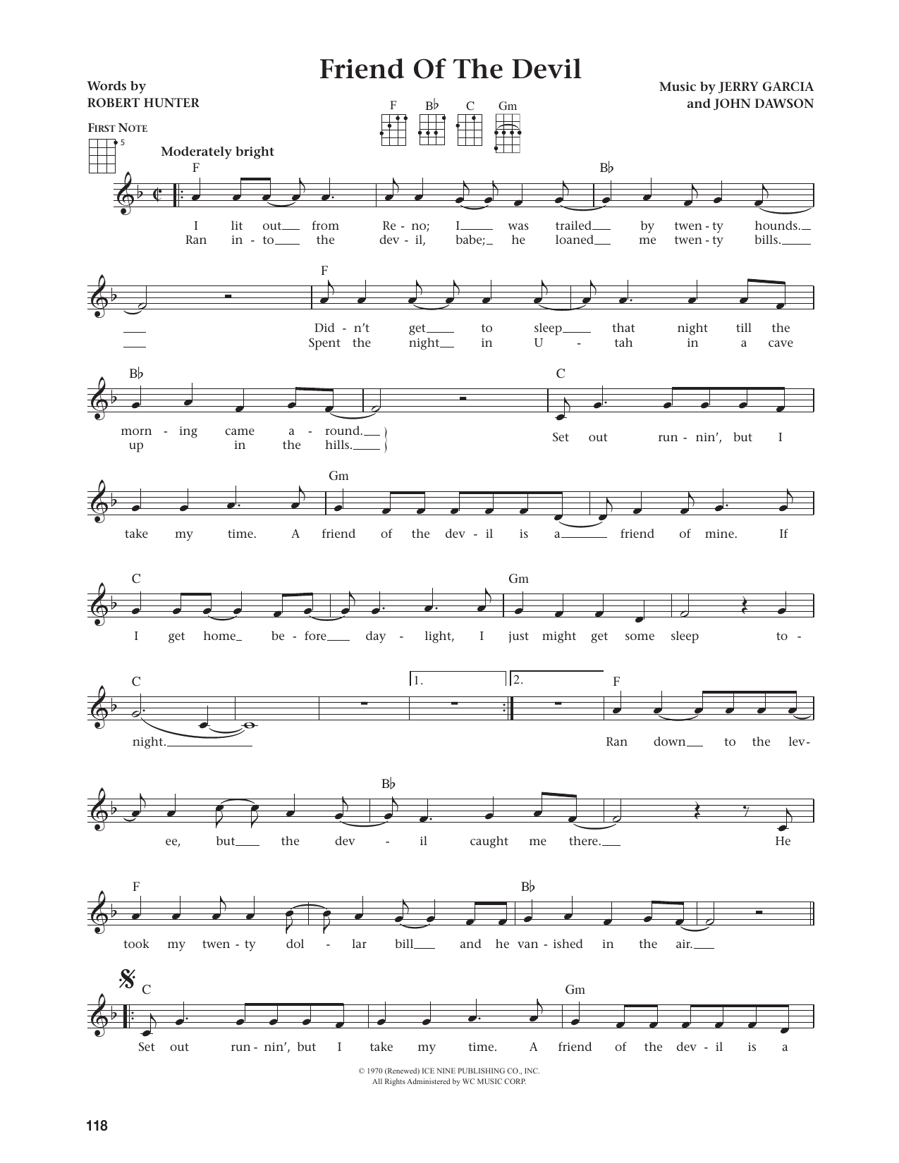 Friend Of The Devil (from The Daily Ukulele)
