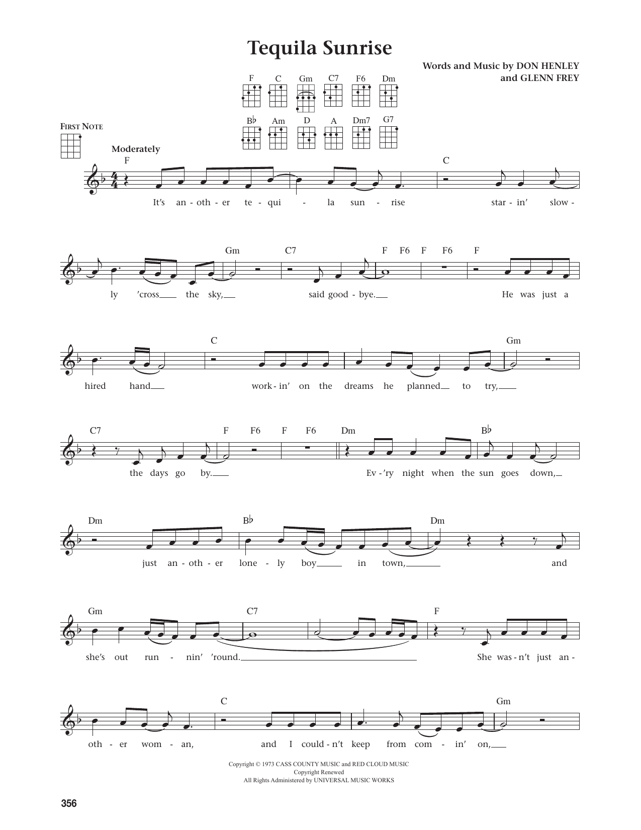 Tequila Sunrise (from The Daily Ukulele)