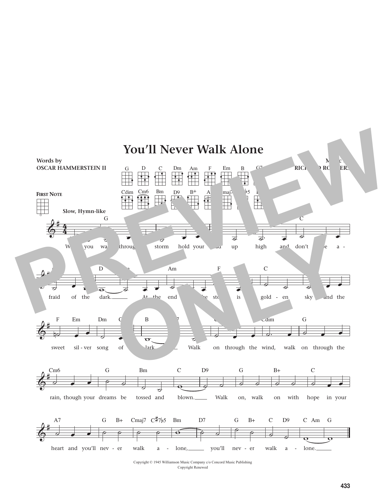 You'll Never Walk Alone (from The Daily Ukulele)