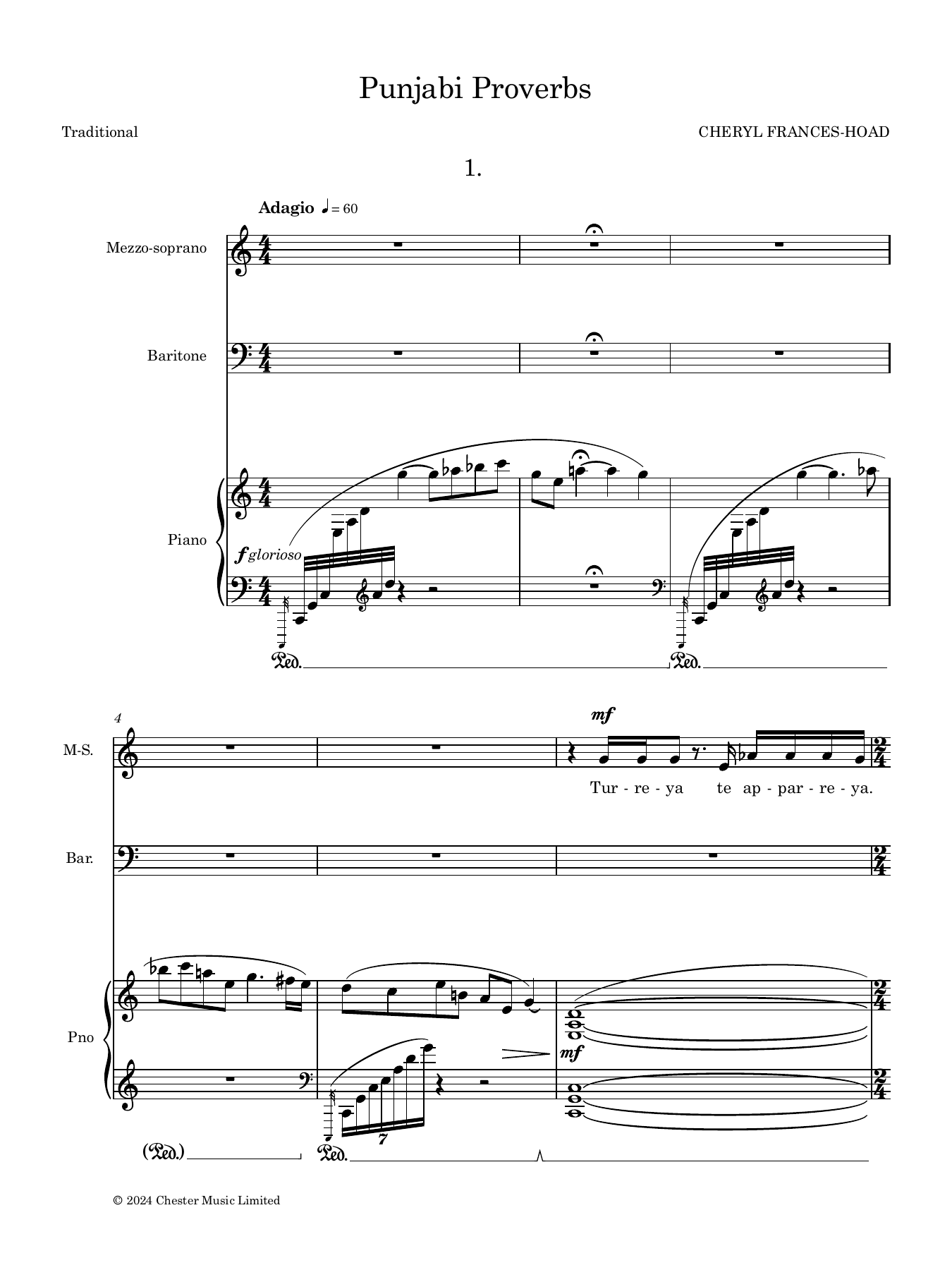 Punjabi Proverbs: Piano Vocal