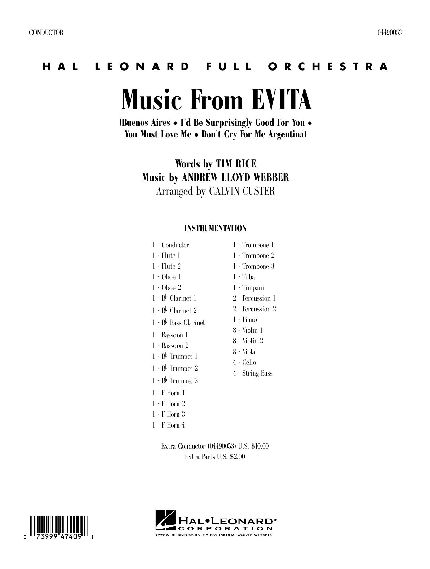 Music from Evita (arr. Calvin Custer)