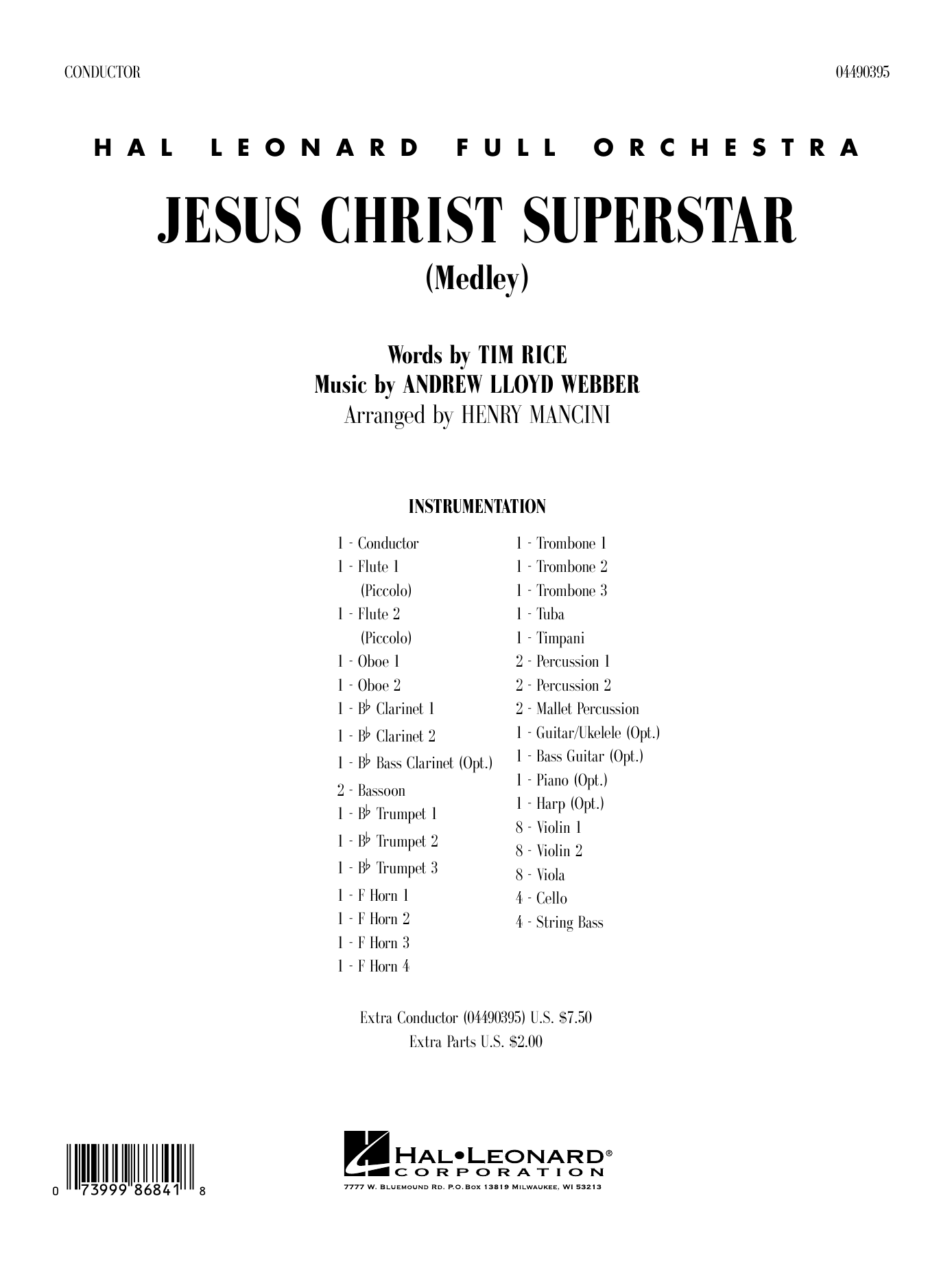 Jesus Christ Superstar (Medley) (arr. Henry Mancini)