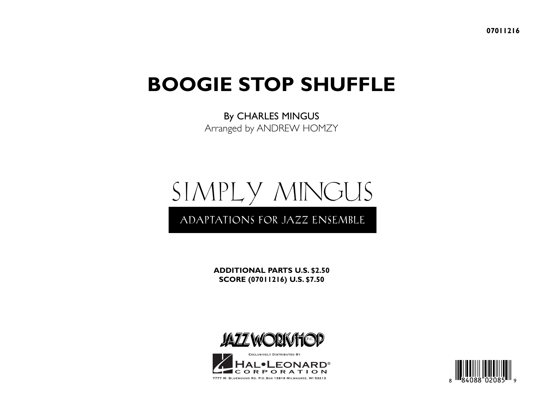 Boogie Stop Shuffle (arr. Andrew Homzy)