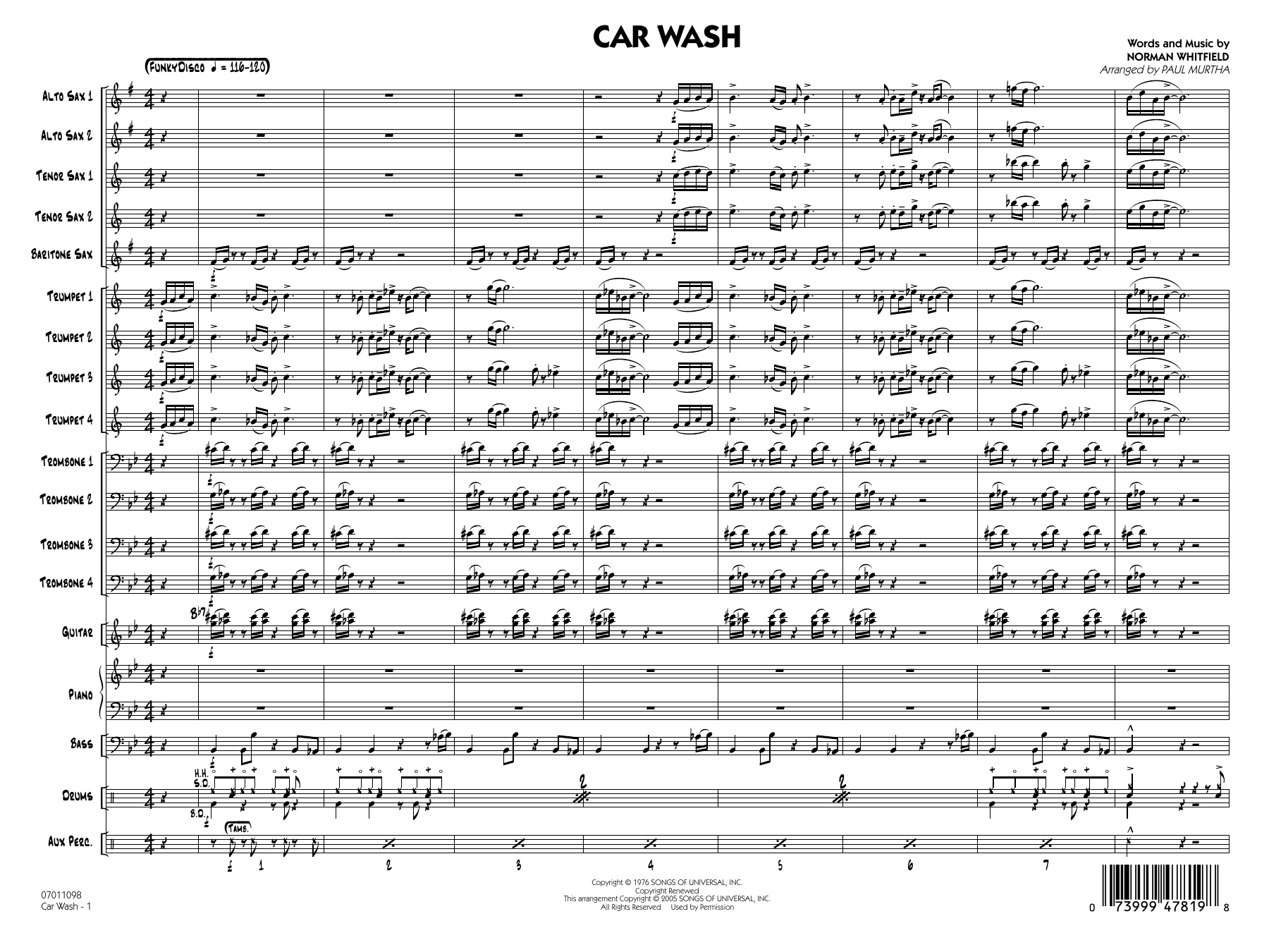 Car Wash (arr. Paul Murtha)