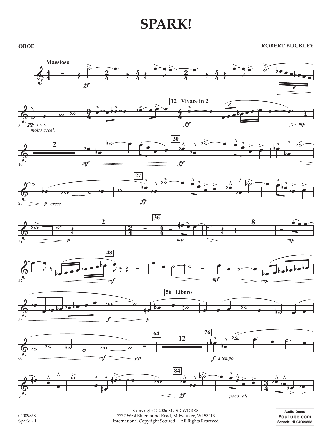 Spark! - Oboe
