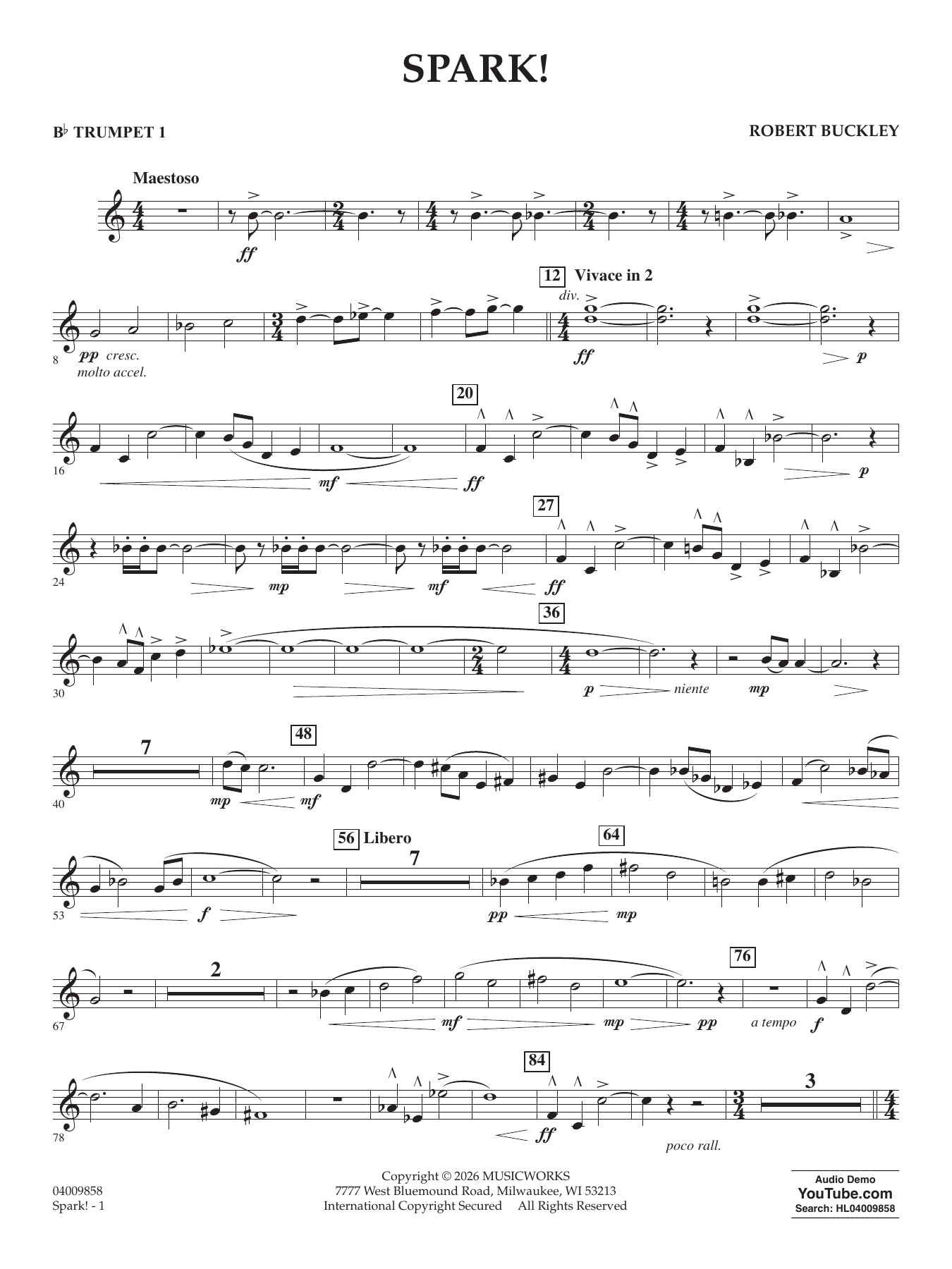 Spark! - Bb Trumpet 1