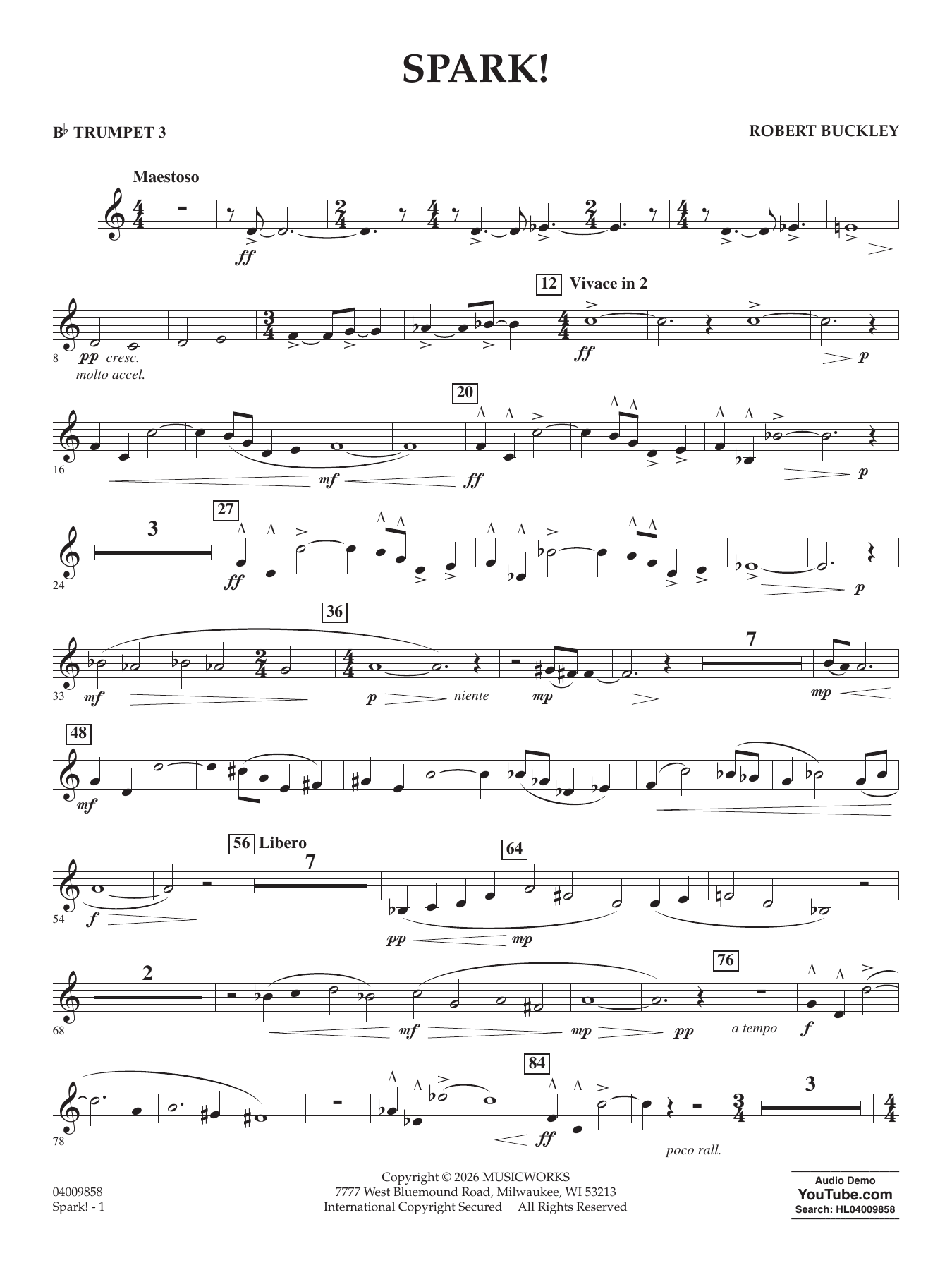 Spark! - Bb Trumpet 3
