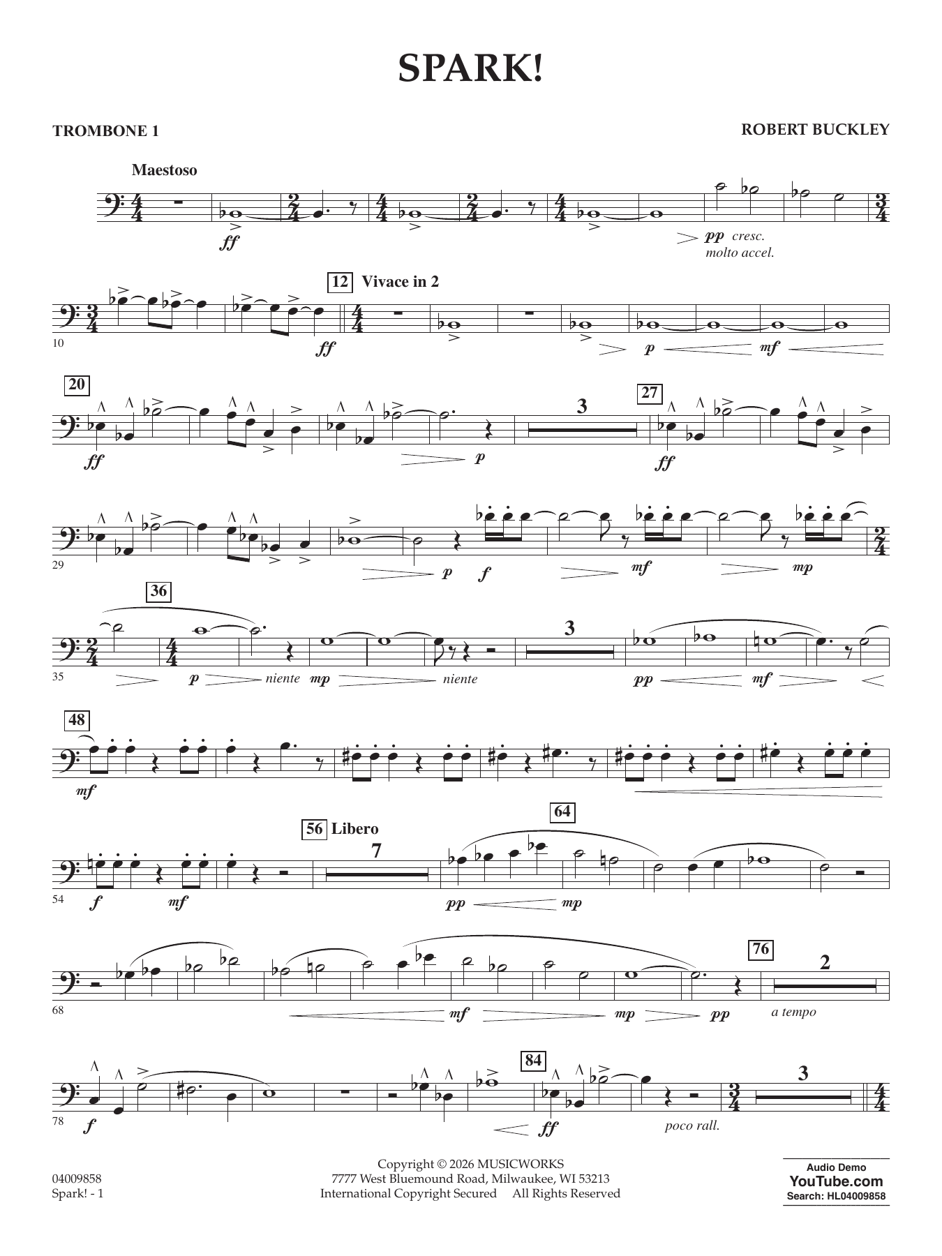 Spark! - Trombone 1
