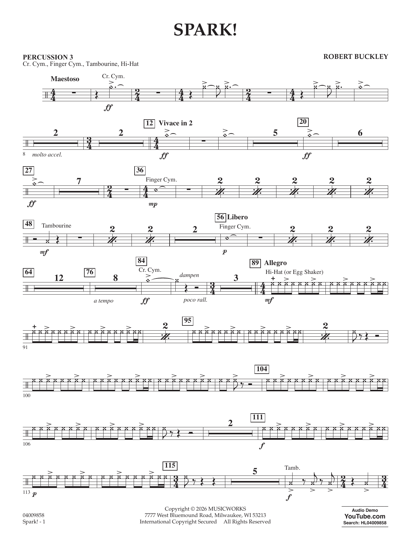Spark! - Percussion 3