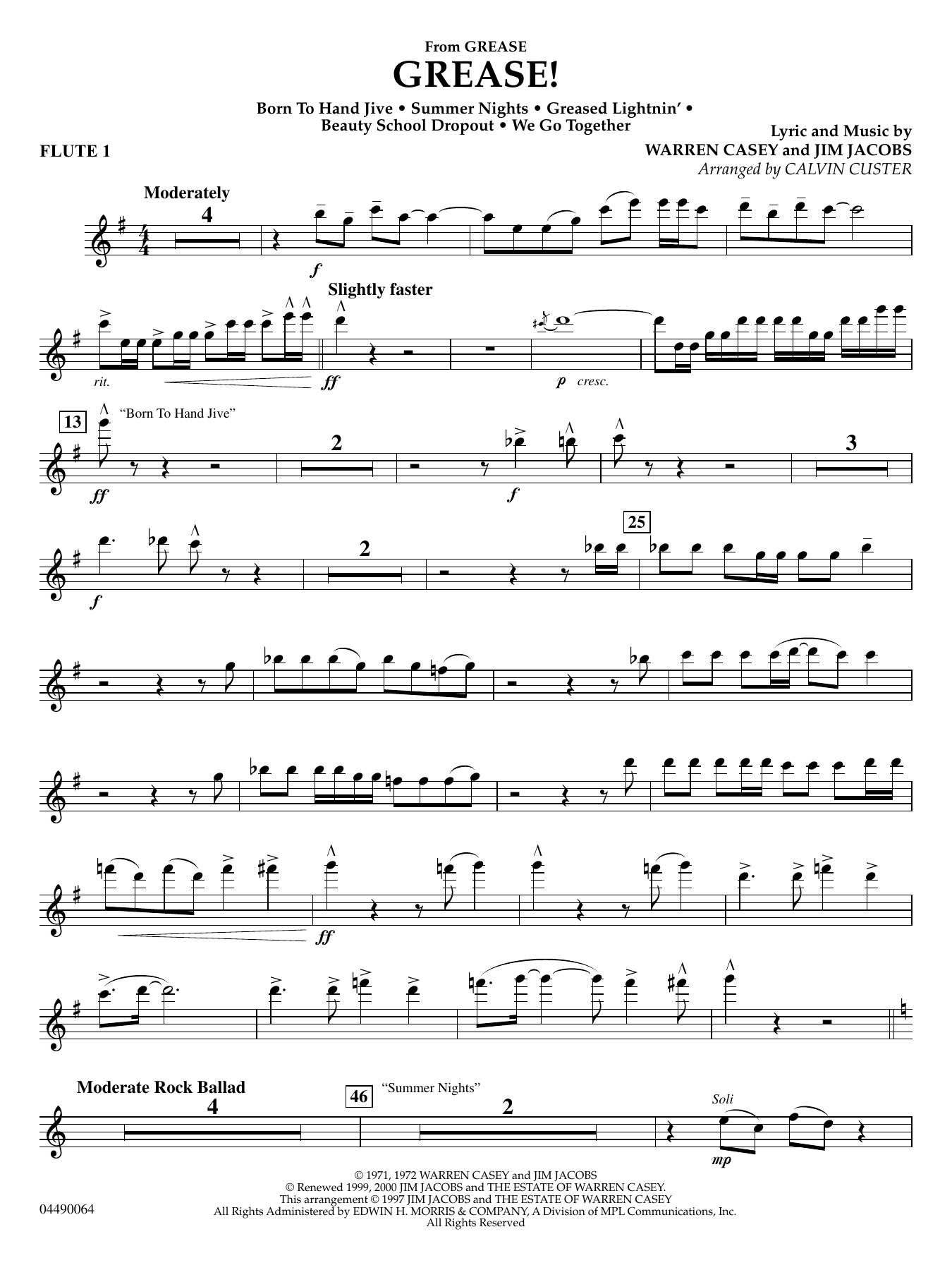 Grease! - Flute 1