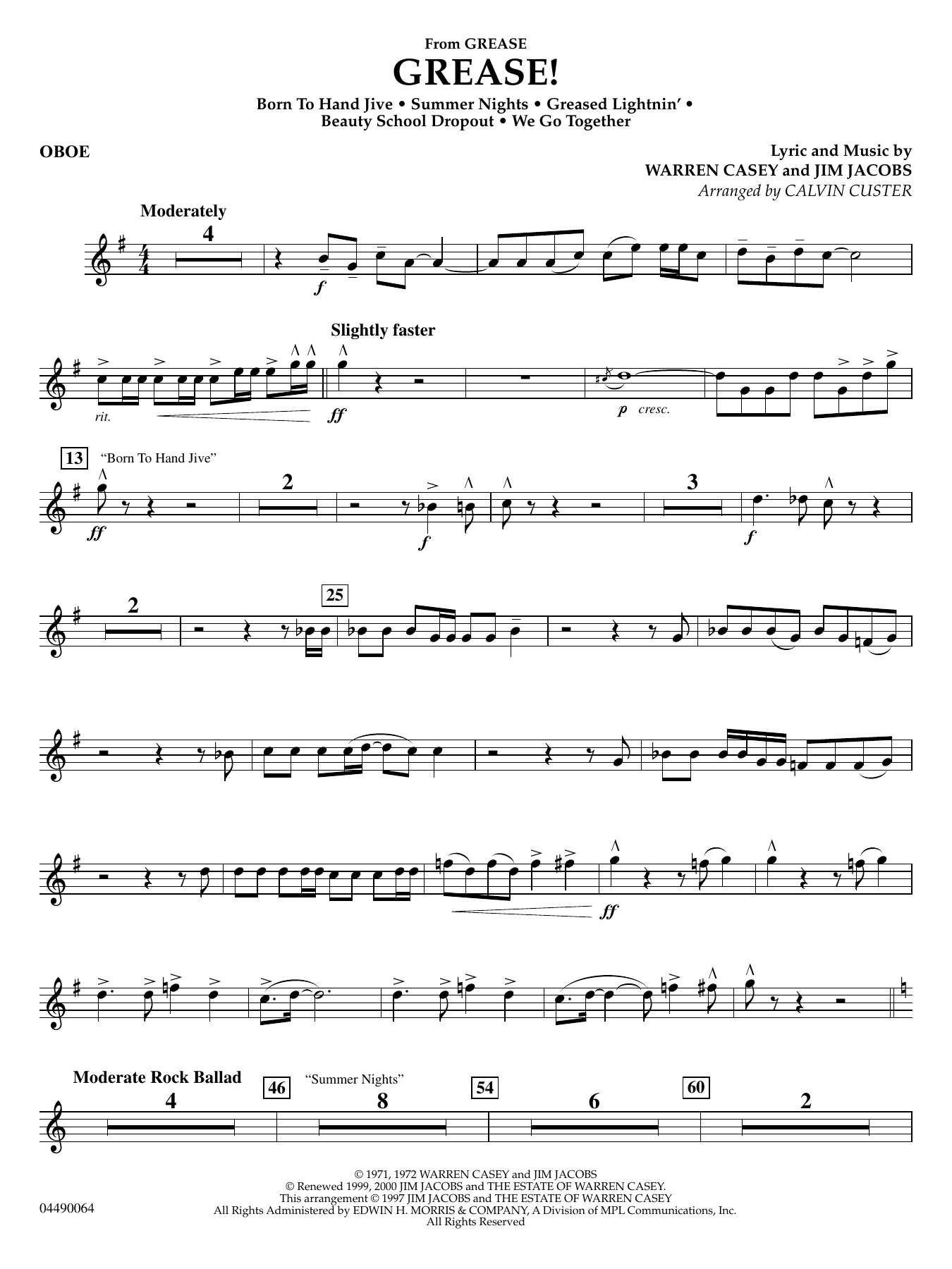 Grease! - Oboe