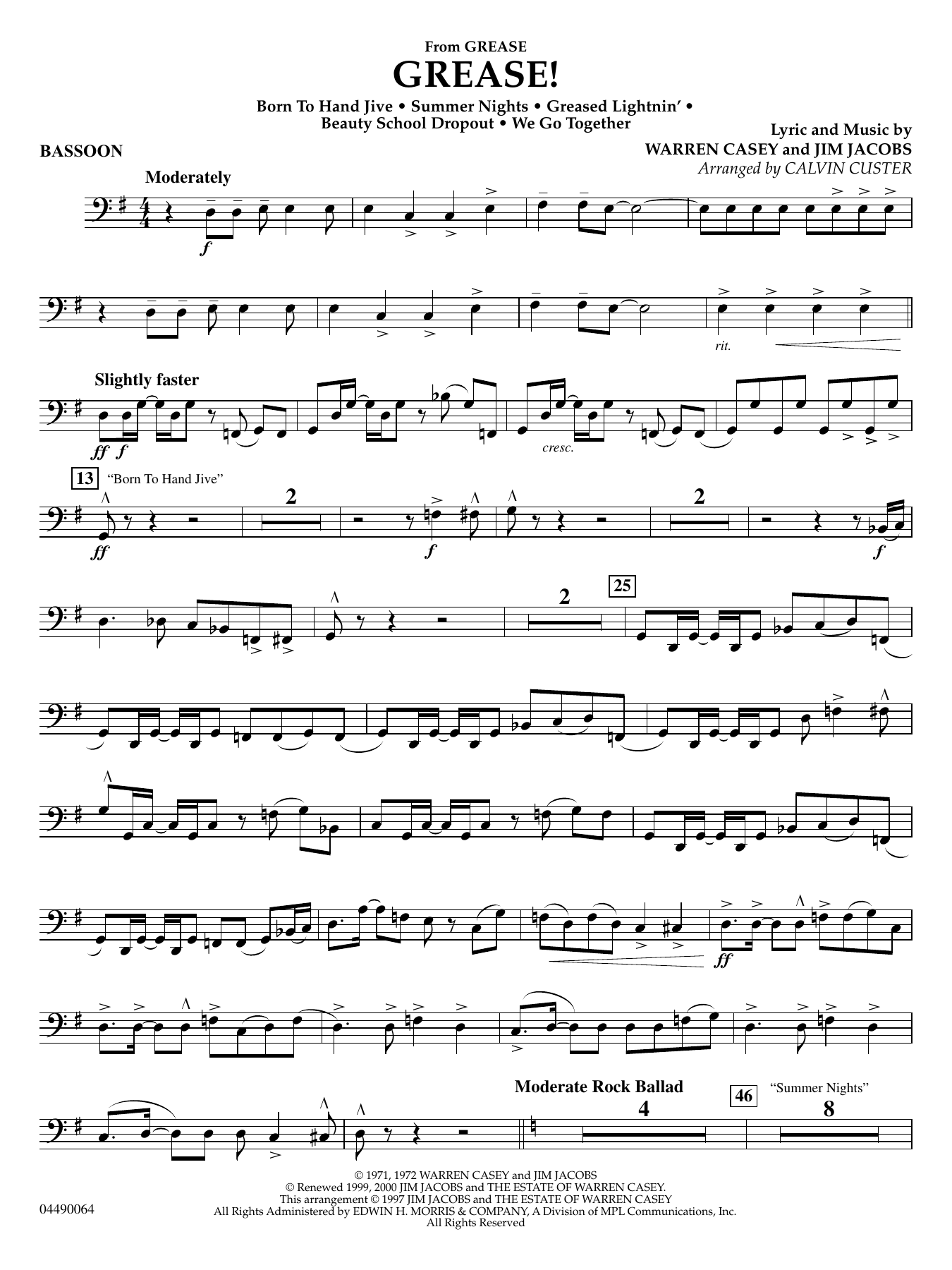 Grease! - Bassoon