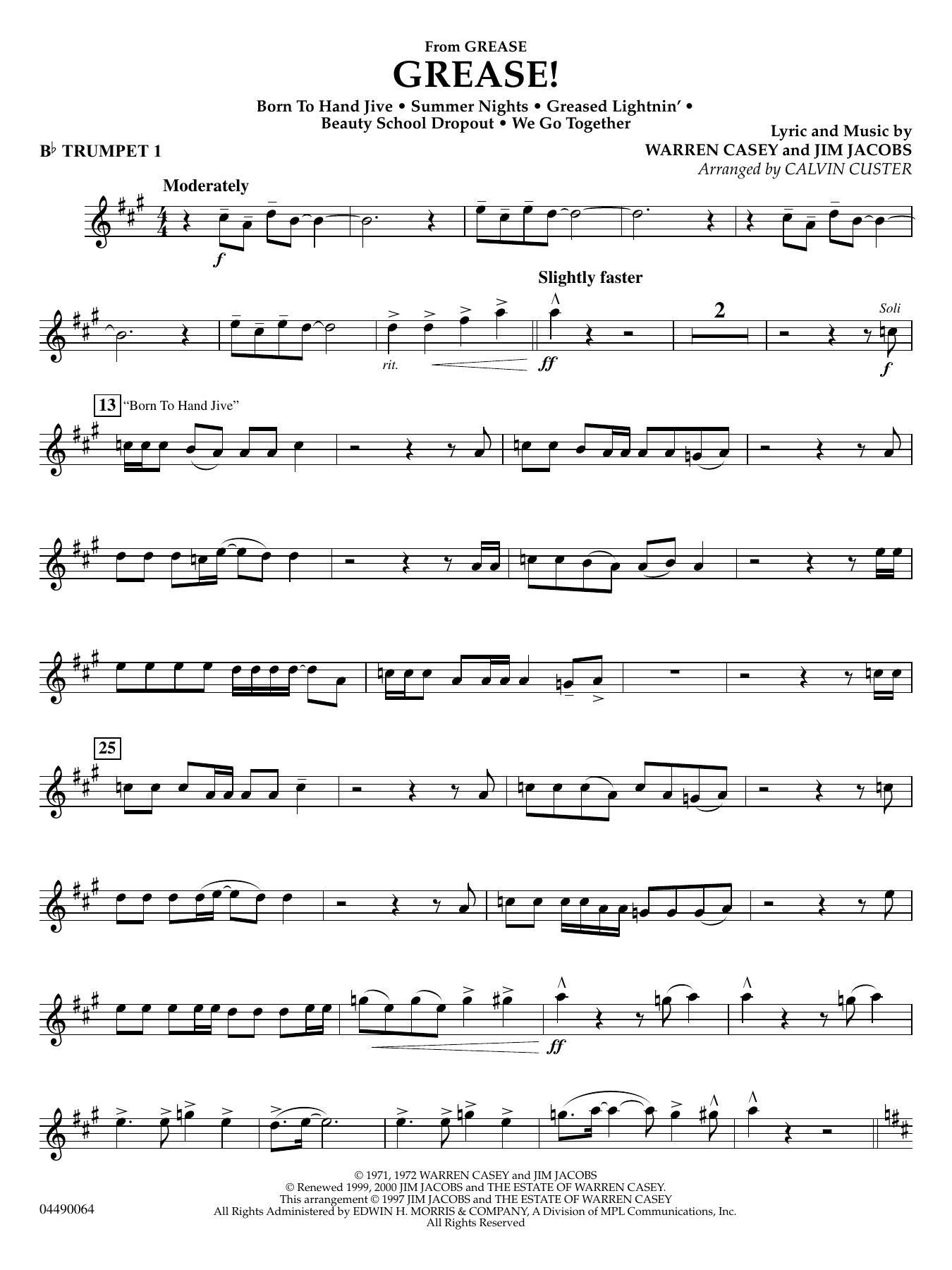 Grease! - Bb Trumpet 1