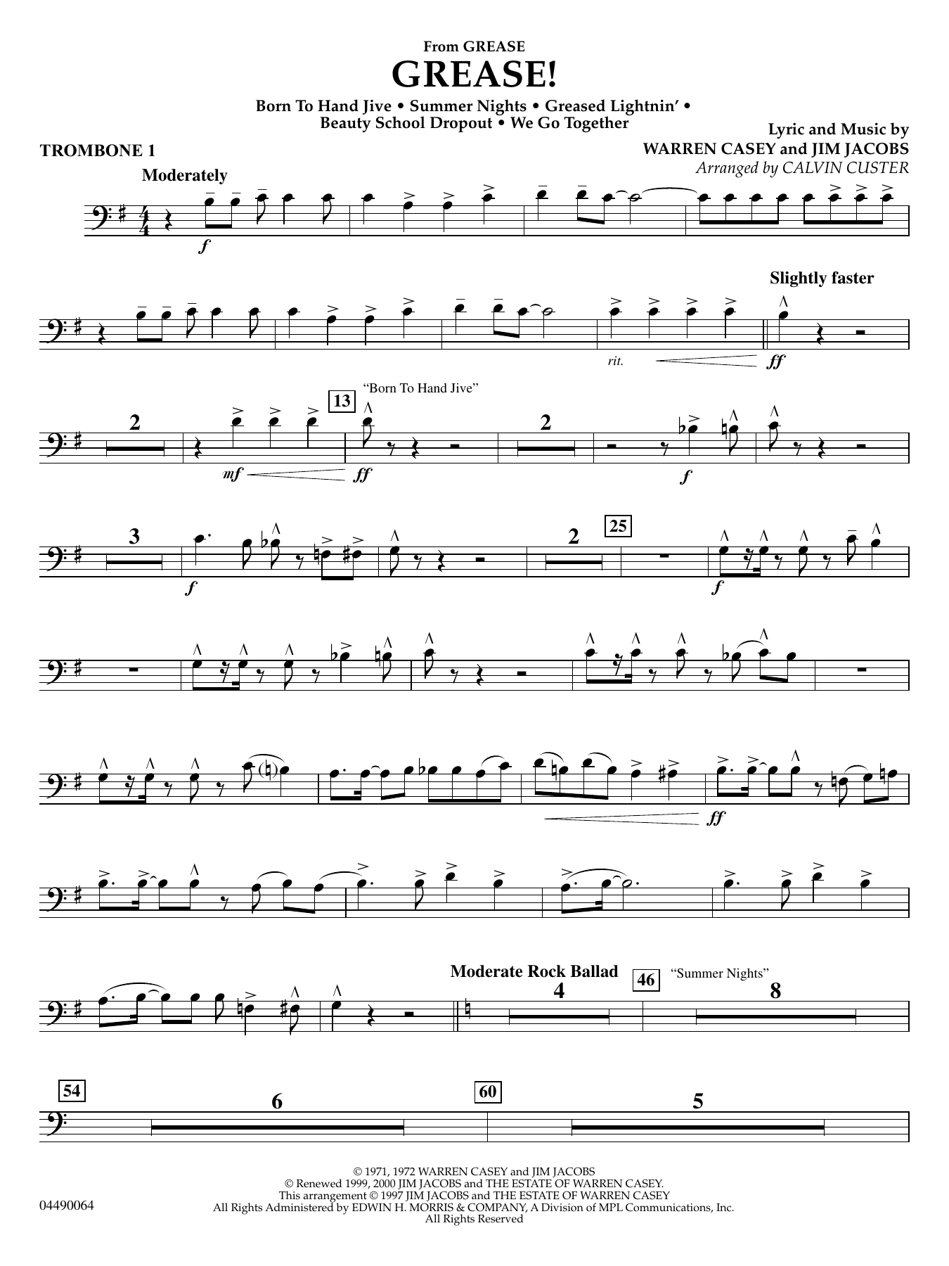 Grease! - Trombone 1