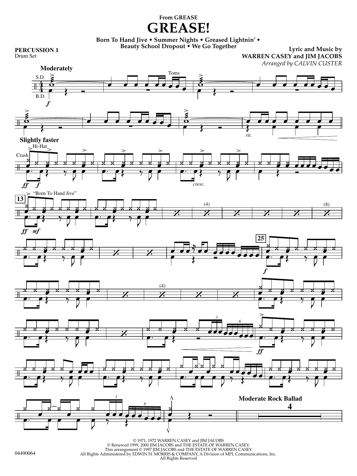 Grease! - Percussion 1