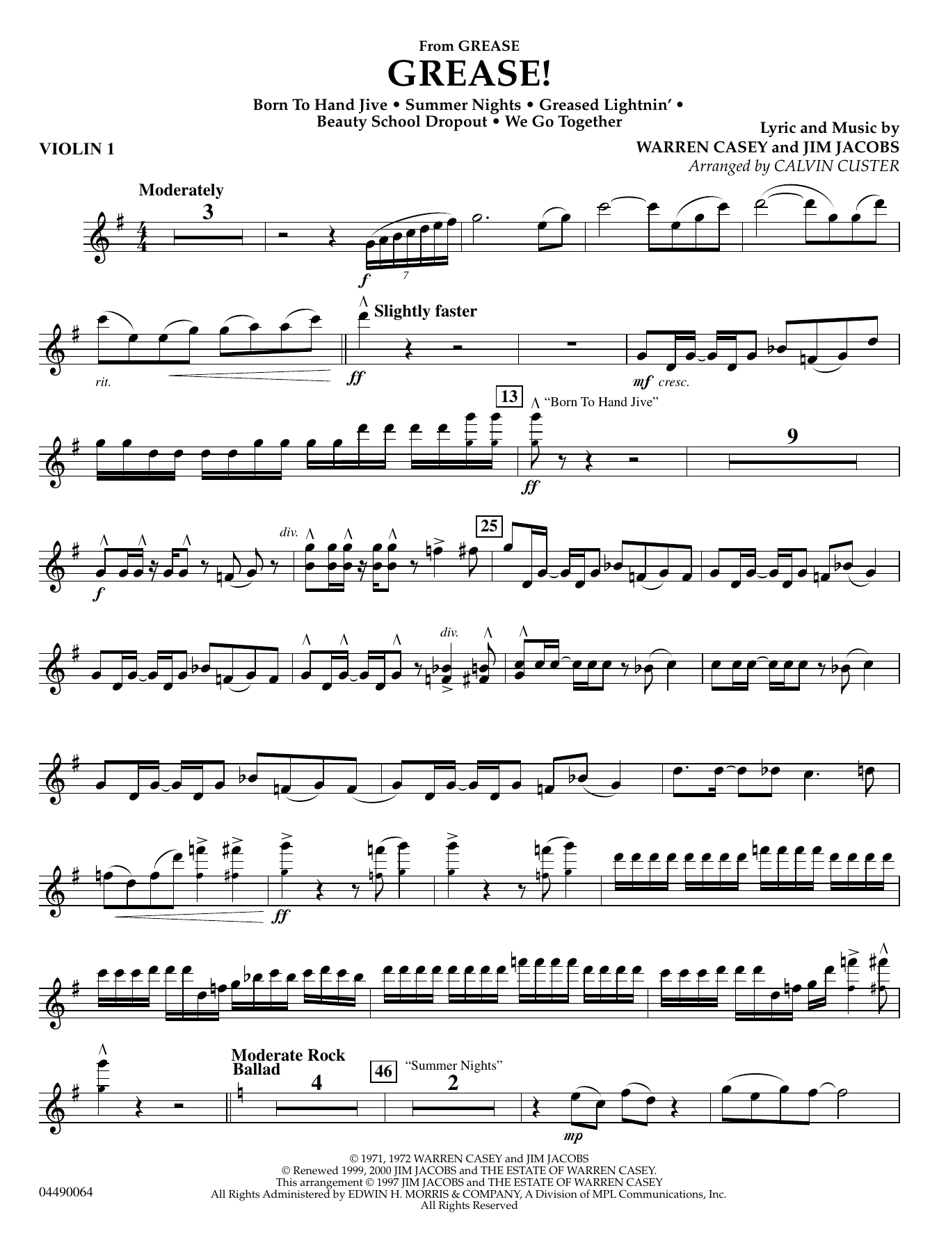 Grease! - Violin 1