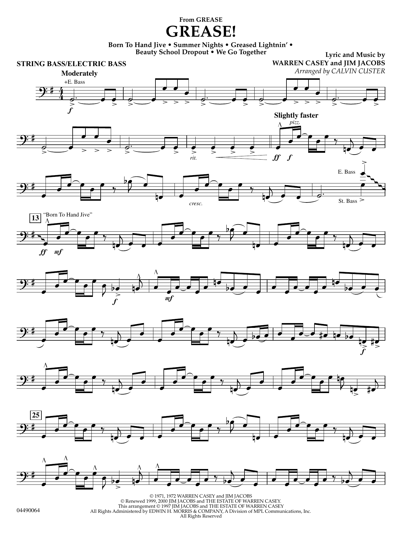Grease! - String Bass