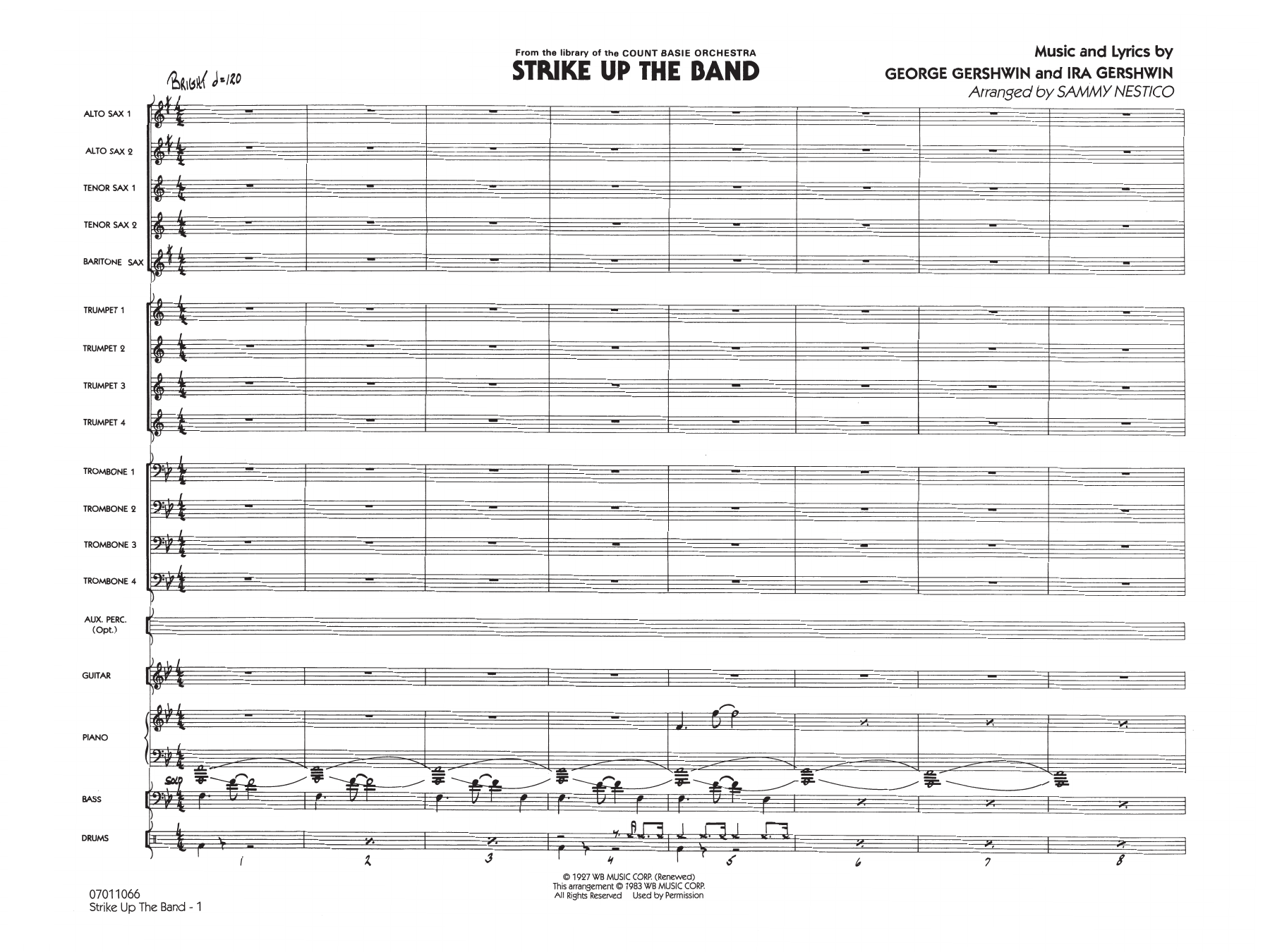 Strike Up the Band (arr. Sammy Nestico)
