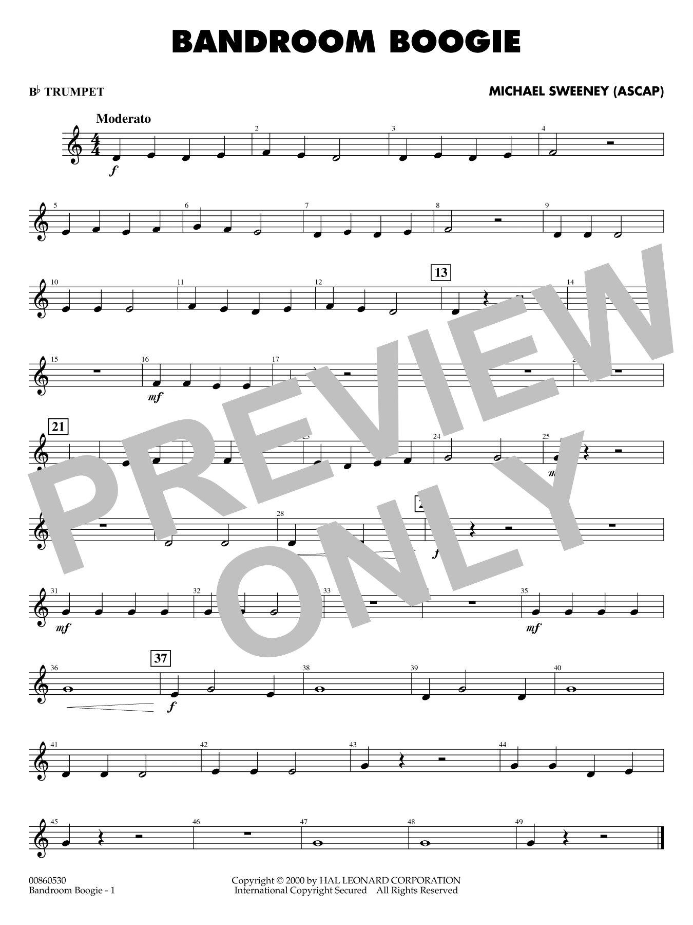 Bandroom Boogie - Bb Trumpet