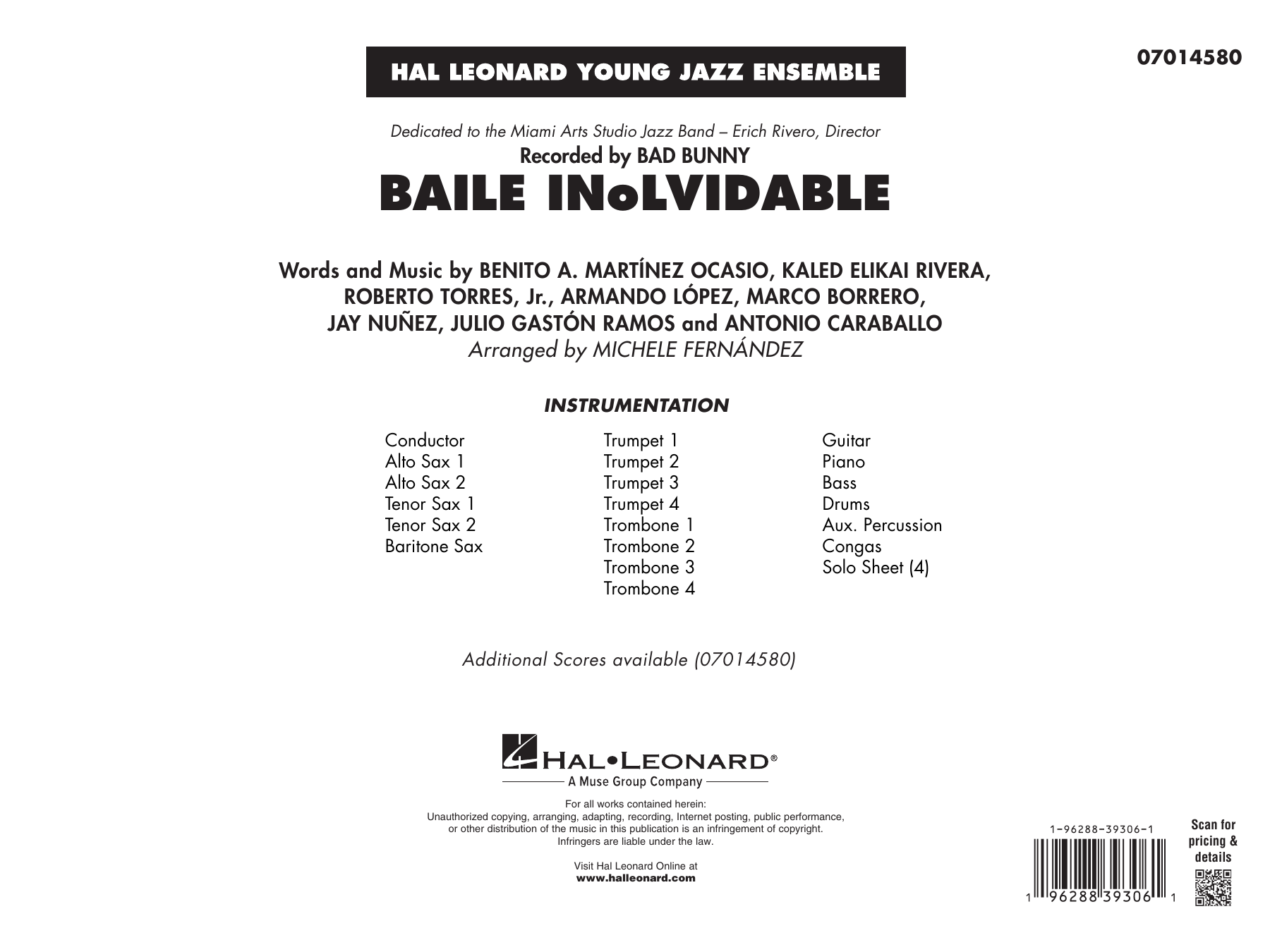 Baile Inolvidable (arr. Michele Fernández)