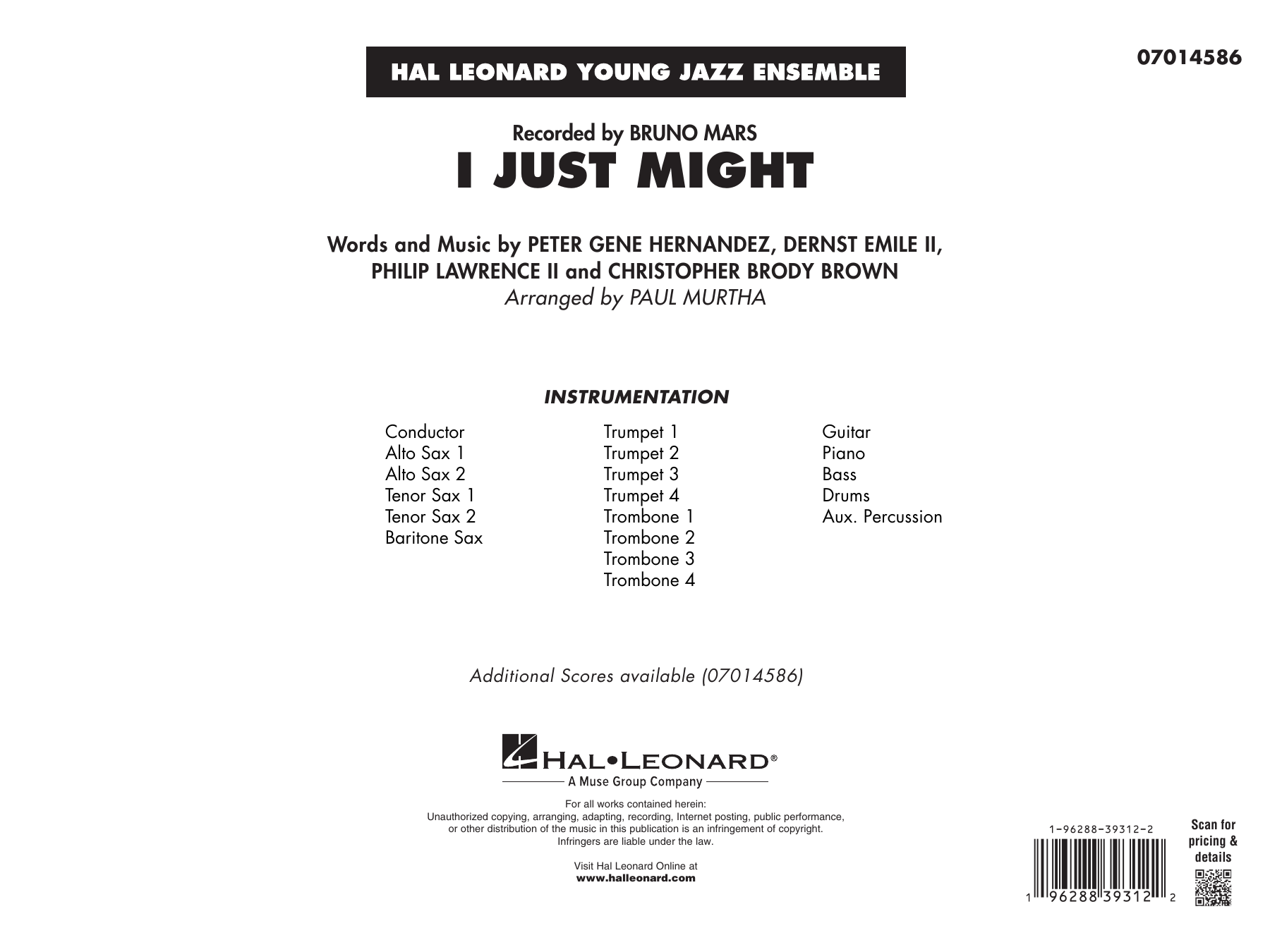 I Just Might (arr. Paul Murtha)