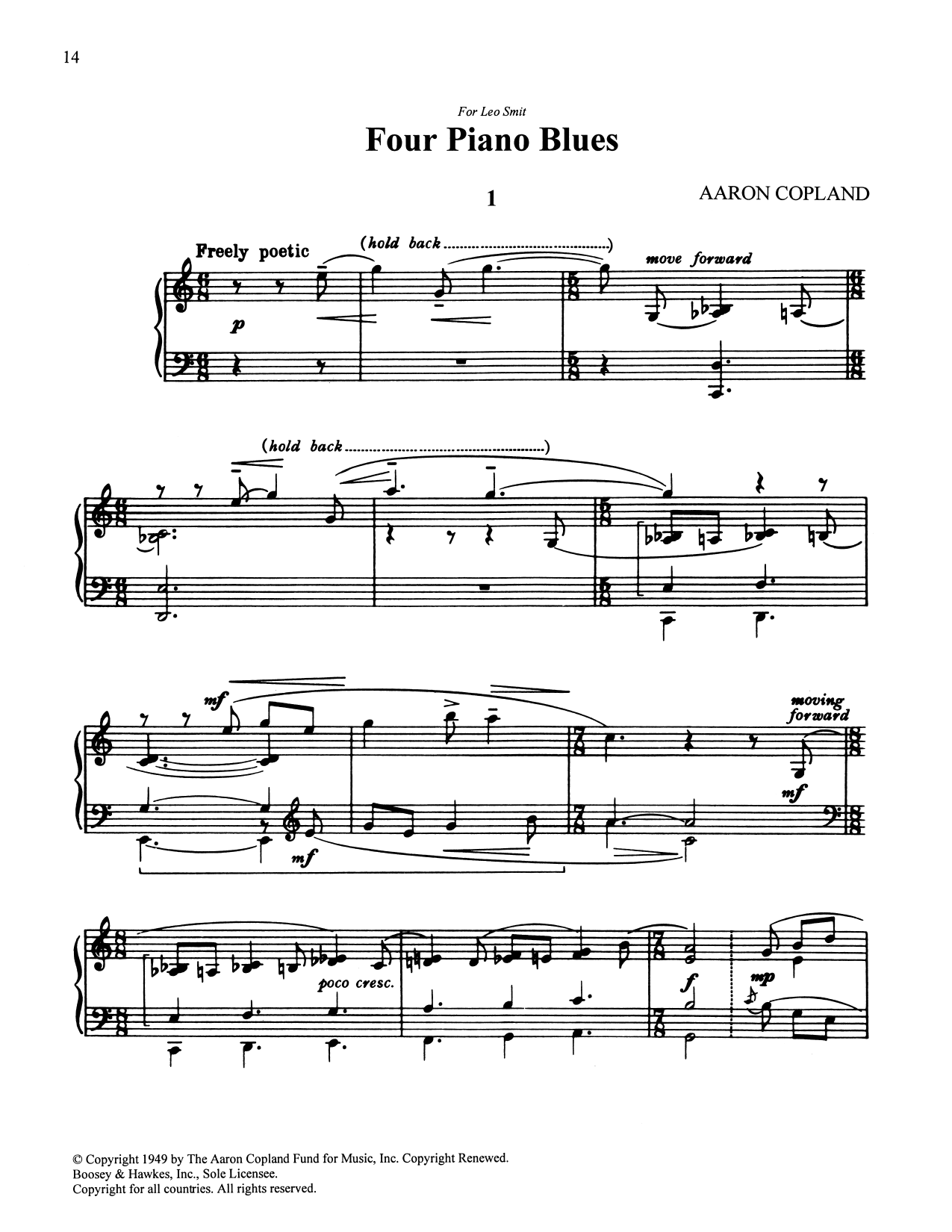 Four Piano Blues