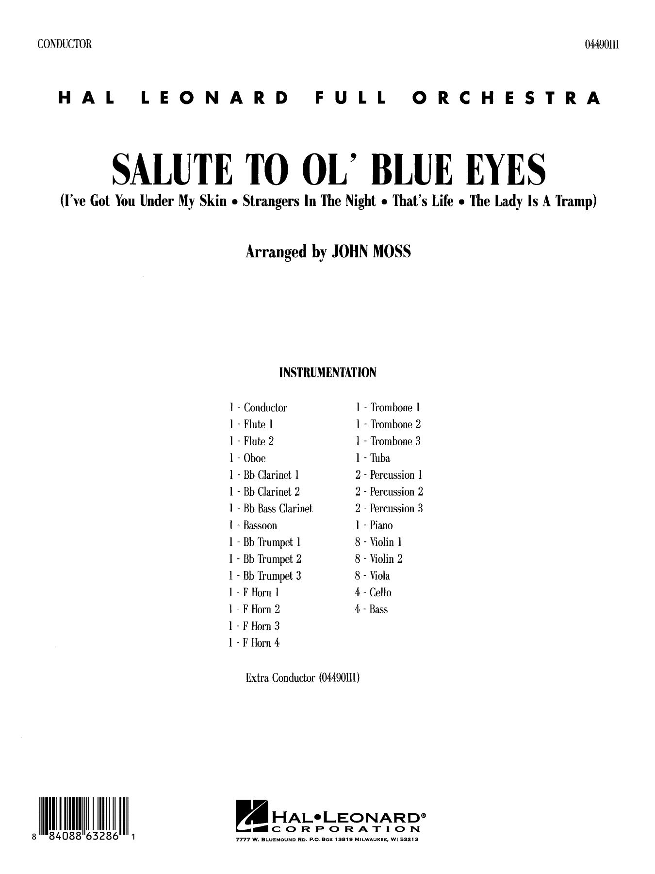 Salute to Ol' Blue Eyes - Full Score