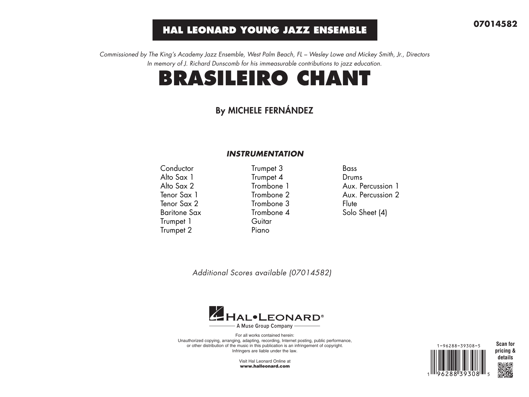 Brasileiro Chant - Conductor Score (Full Score)